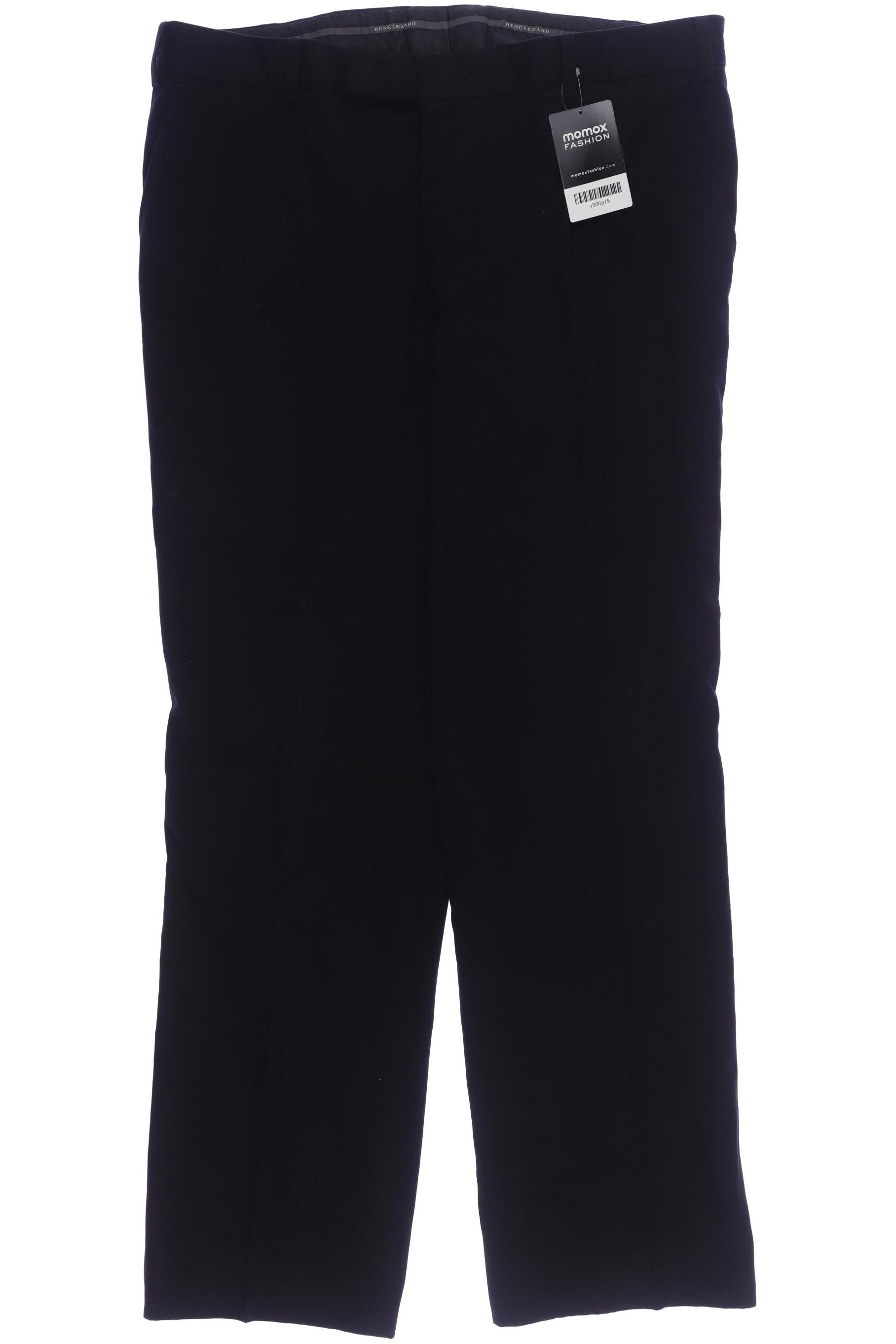 

Rene Lezard Herren Stoffhose, schwarz, Gr. 52
