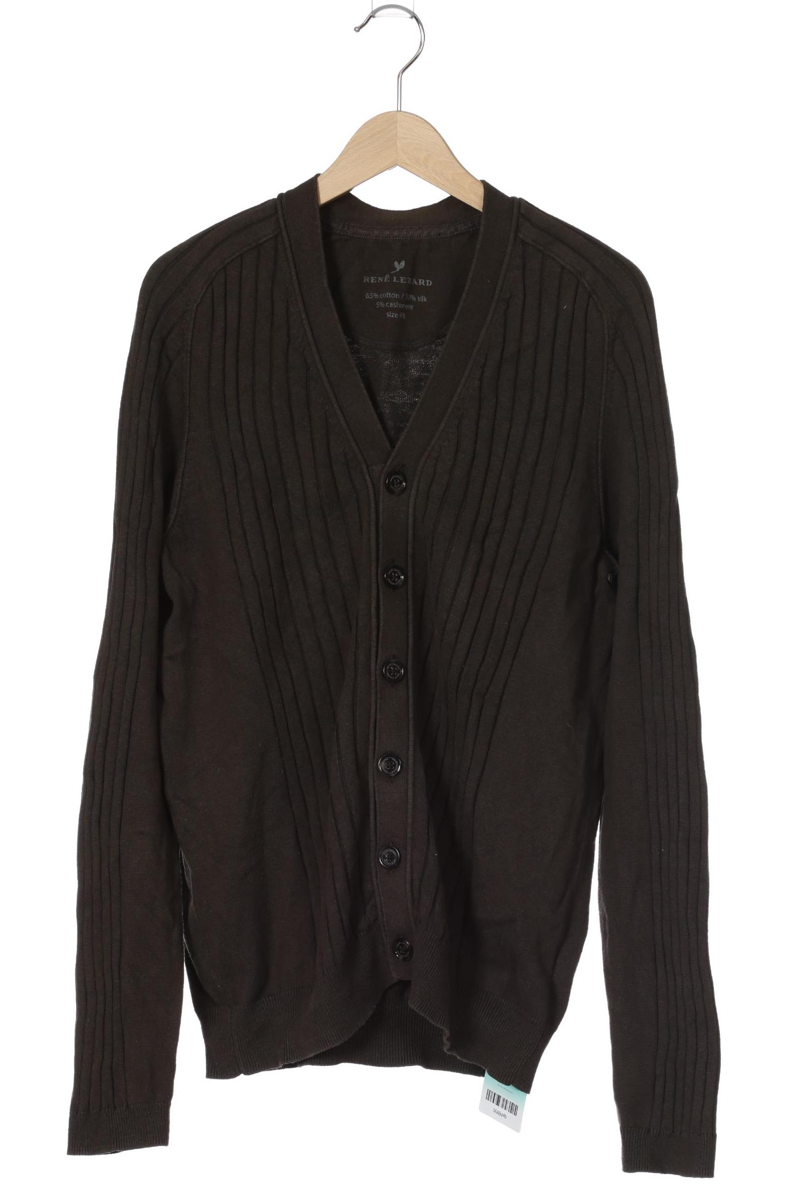 

Rene Lezard Herren Strickjacke, grün, Gr. 48