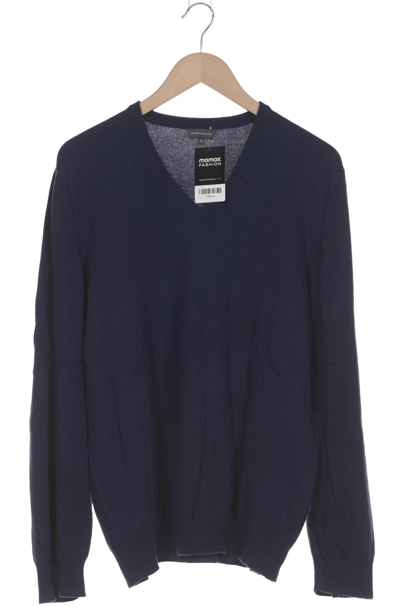 

Rene Lezard Herren Pullover, marineblau, Gr. 54