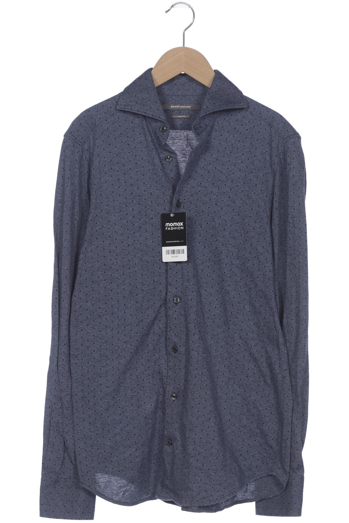 

Rene Lezard Herren Hemd, blau, Gr. 46
