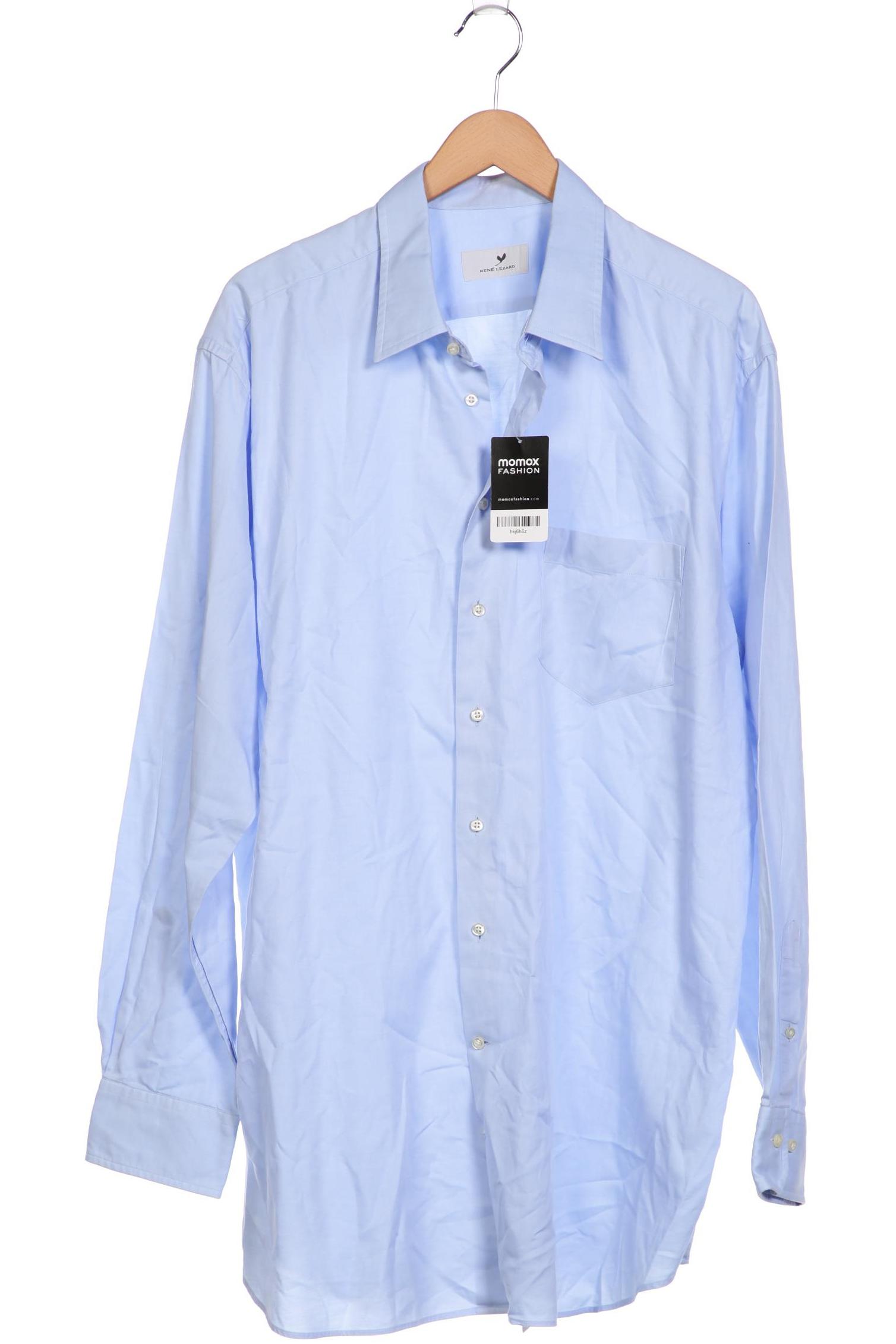 

Rene Lezard Herren Hemd, blau, Gr. 58