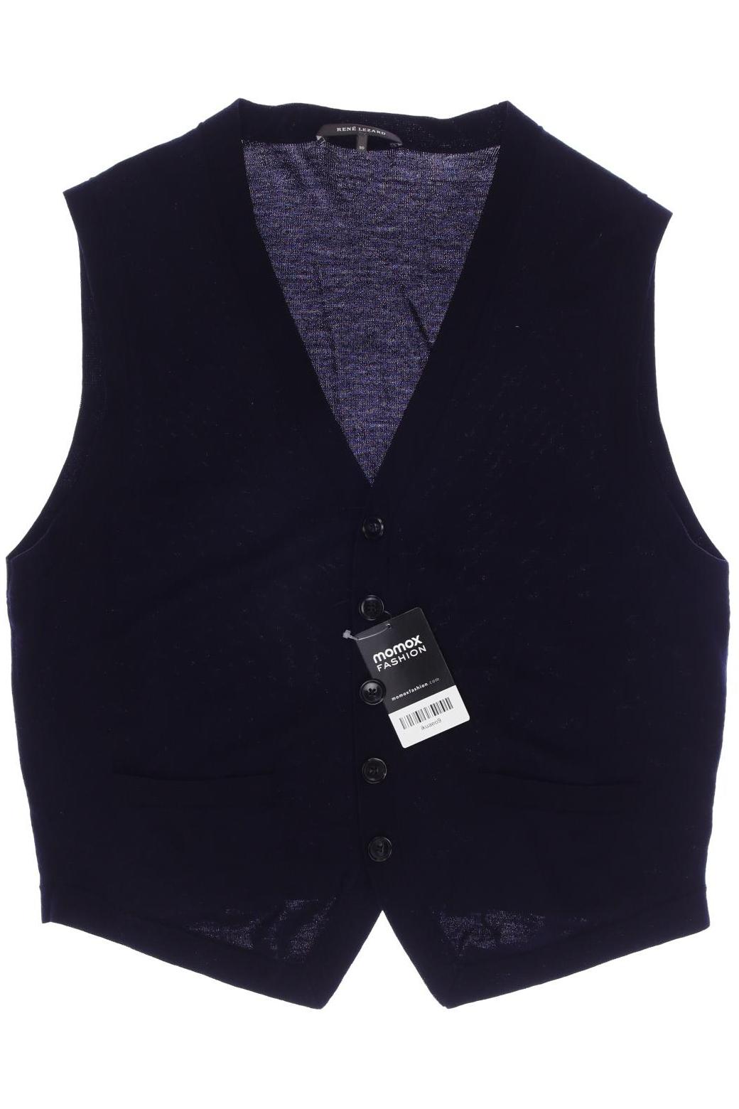 

Rene Lezard Herren Weste, marineblau, Gr. 50