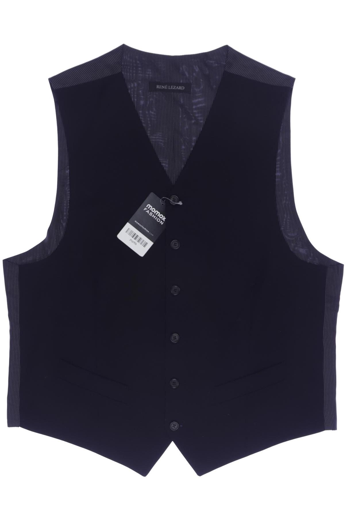 

Rene Lezard Herren Weste, marineblau, Gr. 48