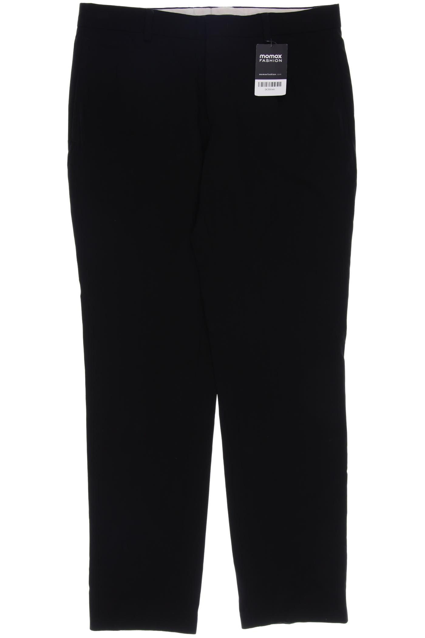 

Rene Lezard Herren Stoffhose, schwarz