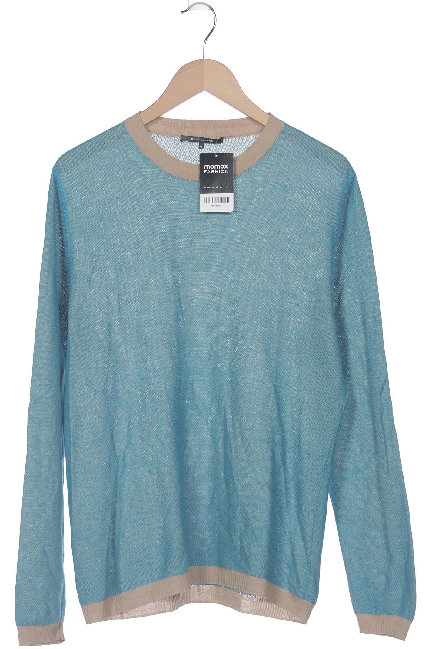 

Rene Lezard Herren Langarmshirt, blau, Gr. 52
