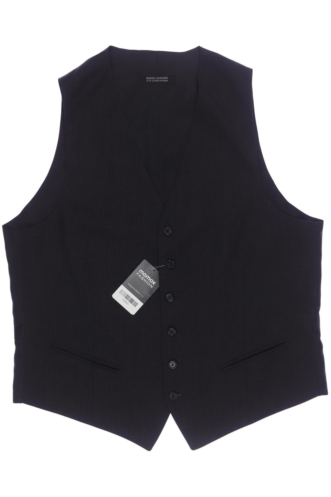 

Rene Lezard Herren Weste, schwarz, Gr. 52