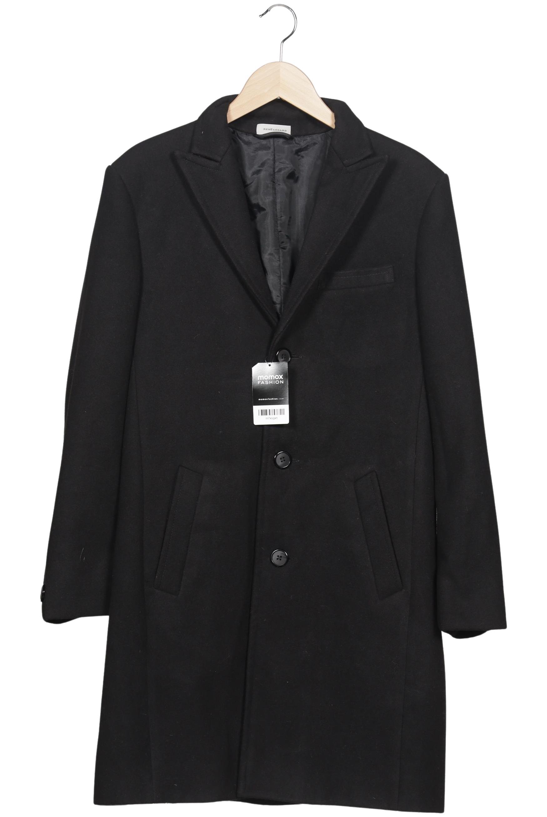 

Rene Lezard Herren Mantel, schwarz, Gr. 52