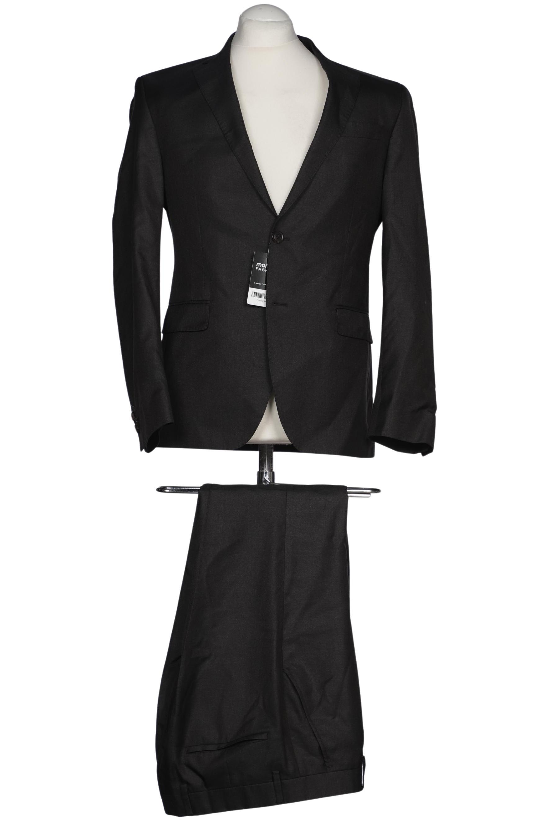 

Rene Lezard Herren Anzug, schwarz, Gr. 48