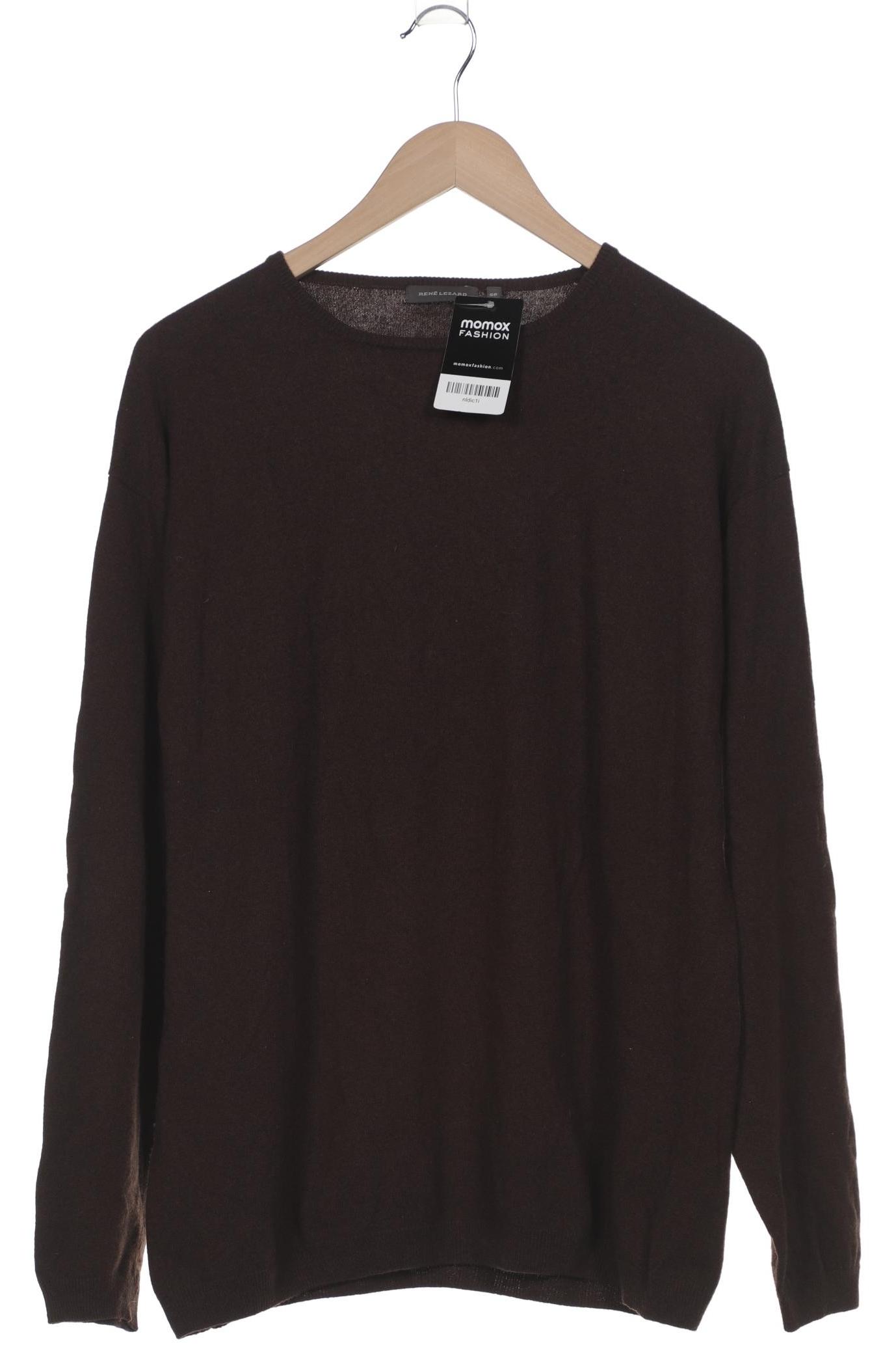 

Rene Lezard Herren Pullover, braun, Gr. 56