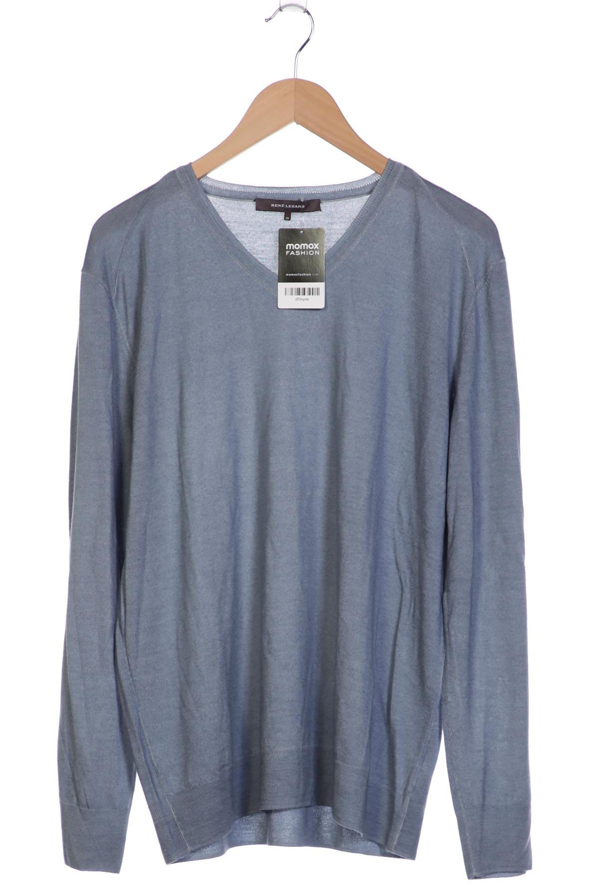 

Rene Lezard Herren Pullover, blau, Gr. 56