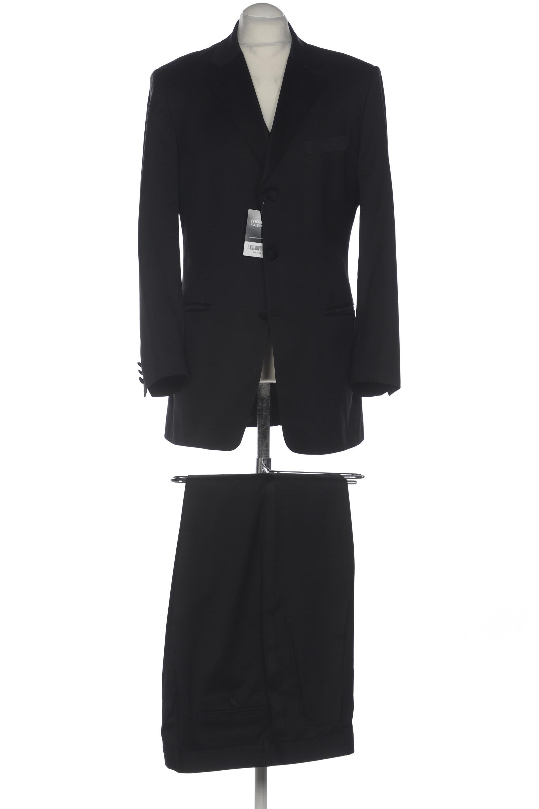 

Rene Lezard Herren Anzug, schwarz, Gr. 50