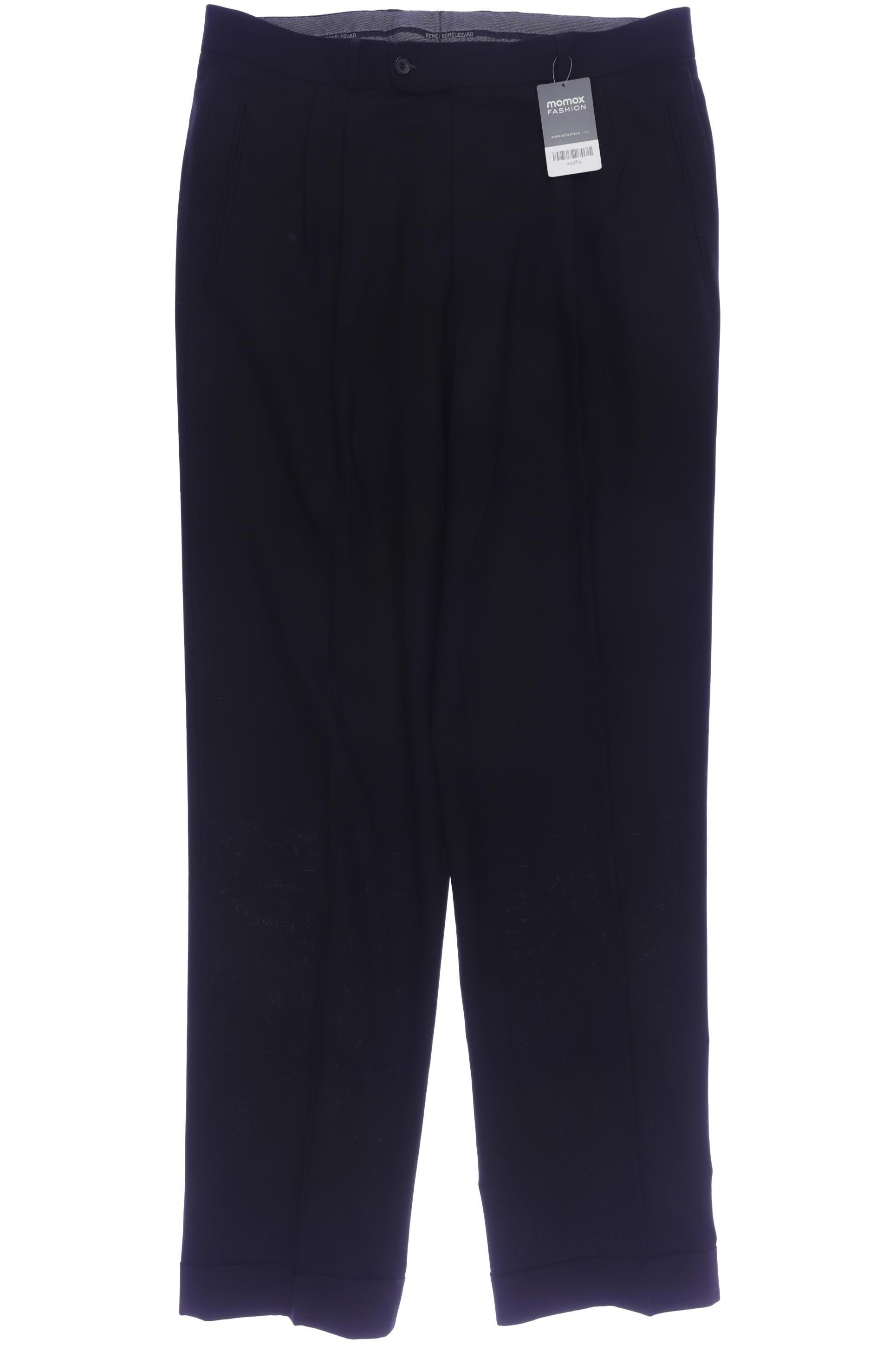 

Rene Lezard Herren Stoffhose, schwarz, Gr. 106