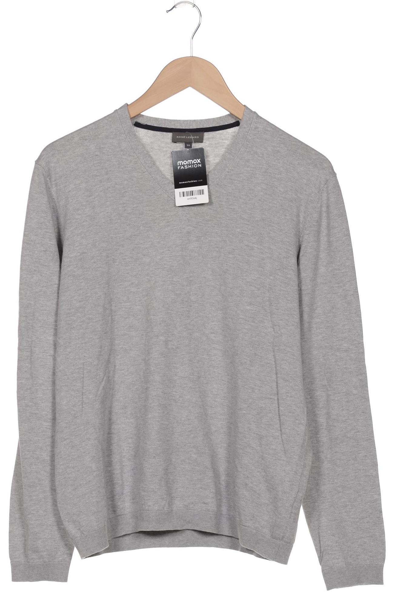 

Rene Lezard Herren Pullover, grau, Gr. 50