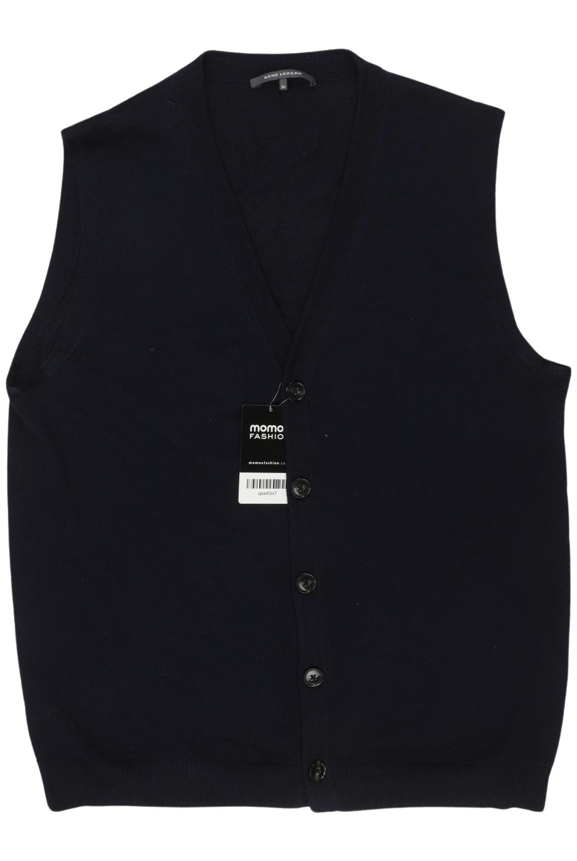 

Rene Lezard Herren Weste, marineblau, Gr. 50