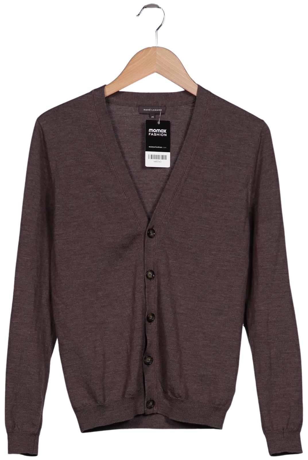 

Rene Lezard Herren Strickjacke, braun, Gr. 46