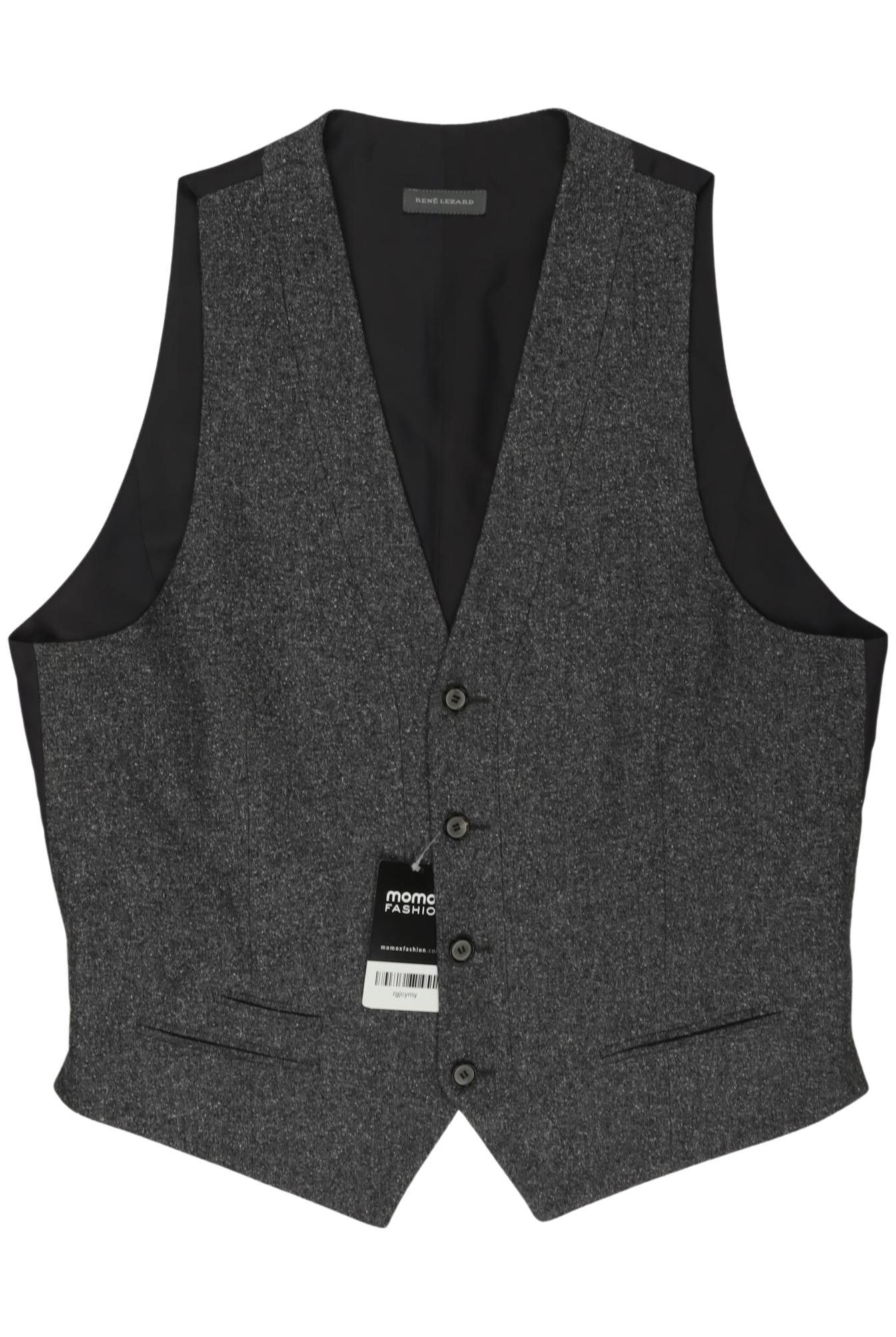 Thumbnail - Rene Lezard Herren Weste, grau, Gr. 48