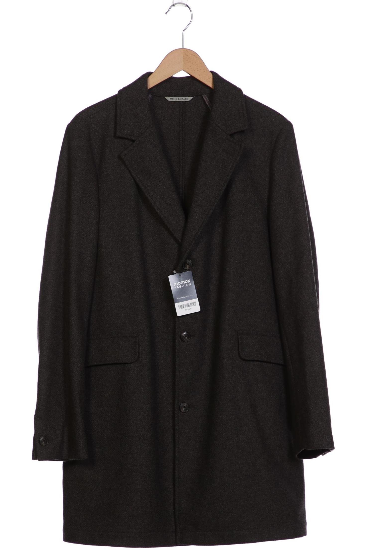 

Rene Lezard Herren Mantel, grau, Gr. 52