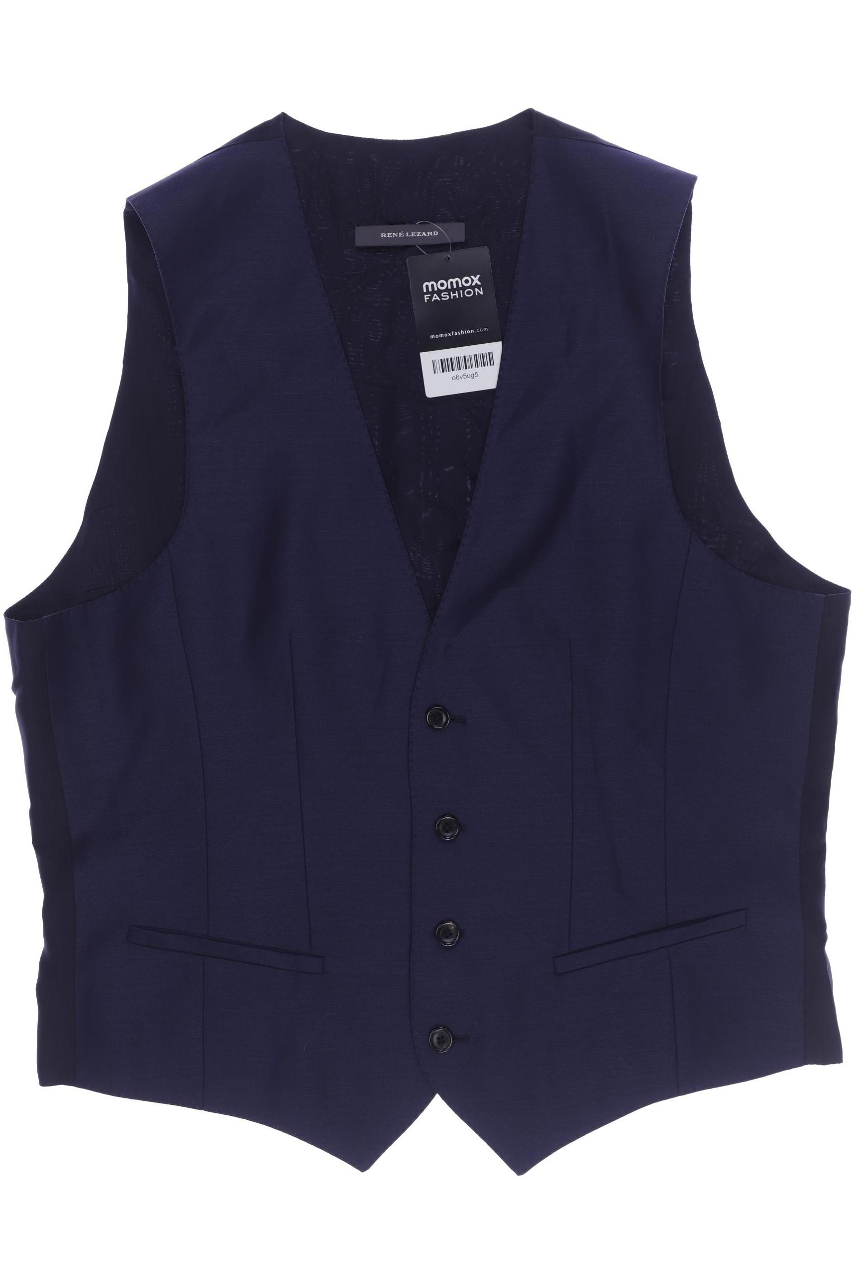 

Rene Lezard Herren Weste, marineblau, Gr. 50
