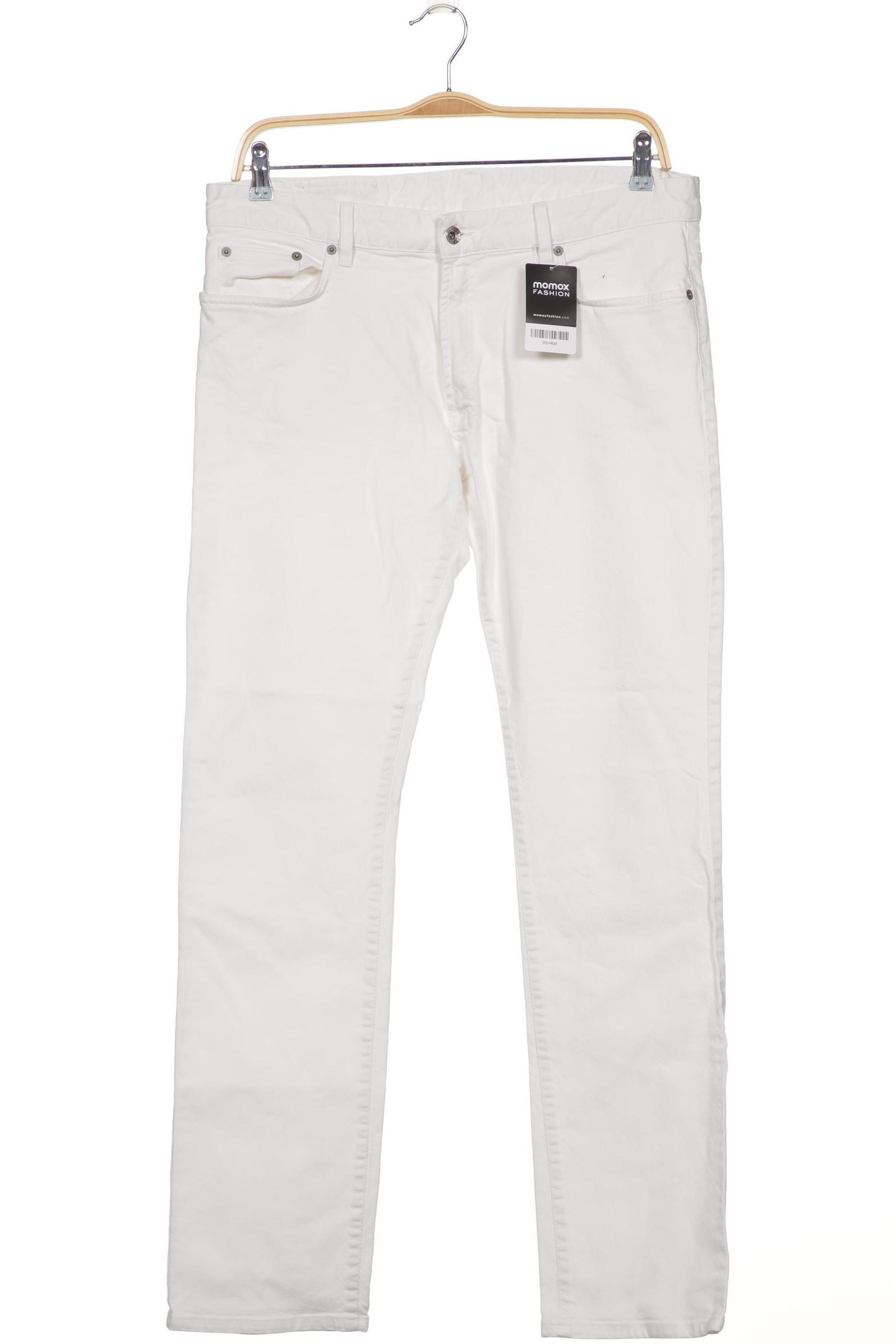 

Rene Lezard Herren Jeans, weiß, Gr. 36