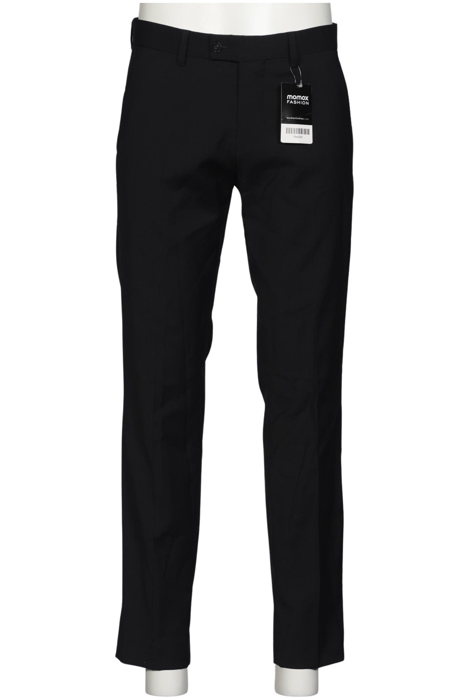 

Rene Lezard Herren Stoffhose, schwarz, Gr. 44