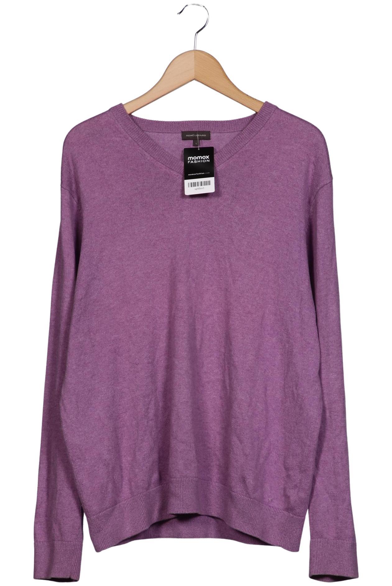 

Rene Lezard Herren Pullover, flieder, Gr. 52