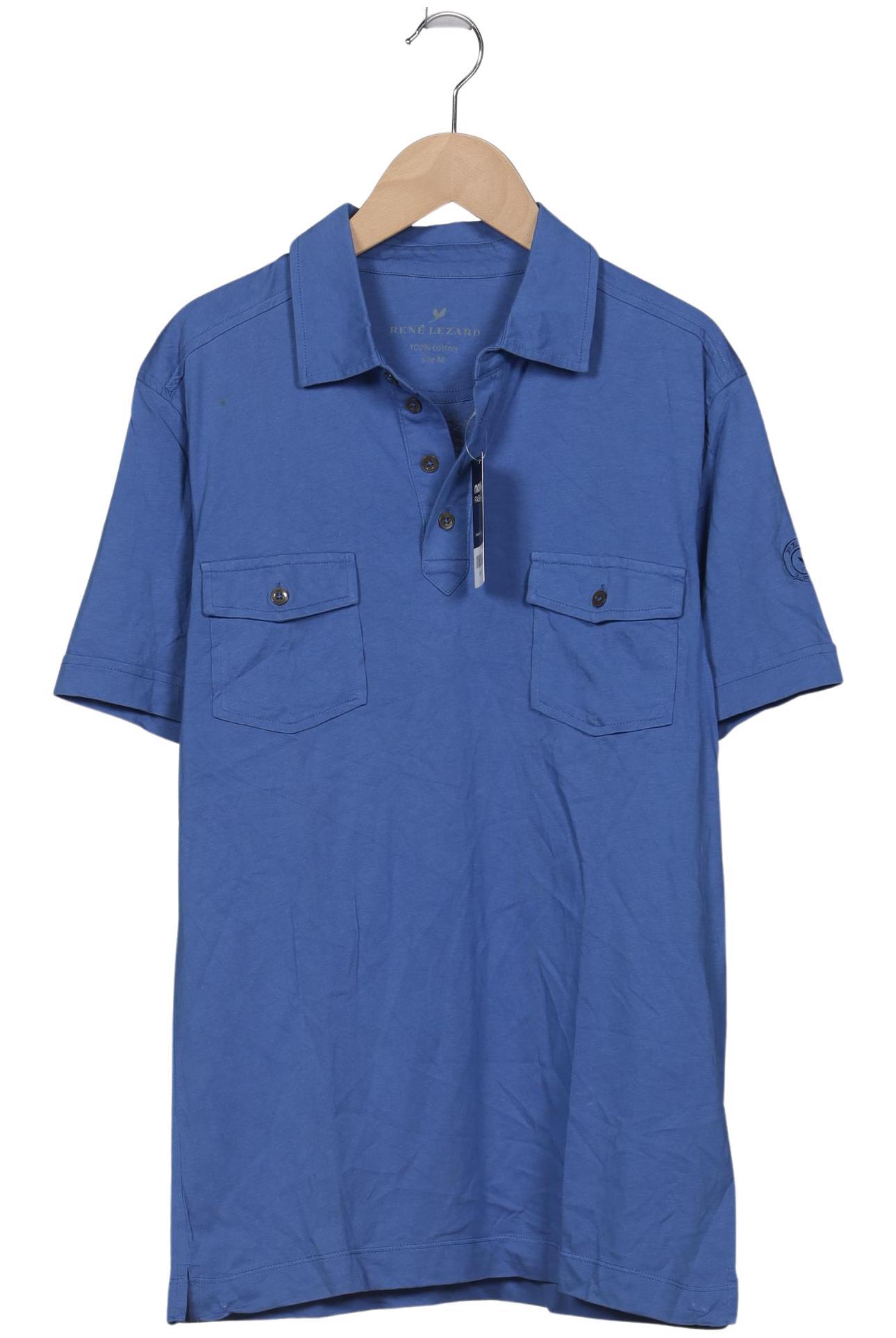 

Rene Lezard Herren Poloshirt, blau, Gr. 48