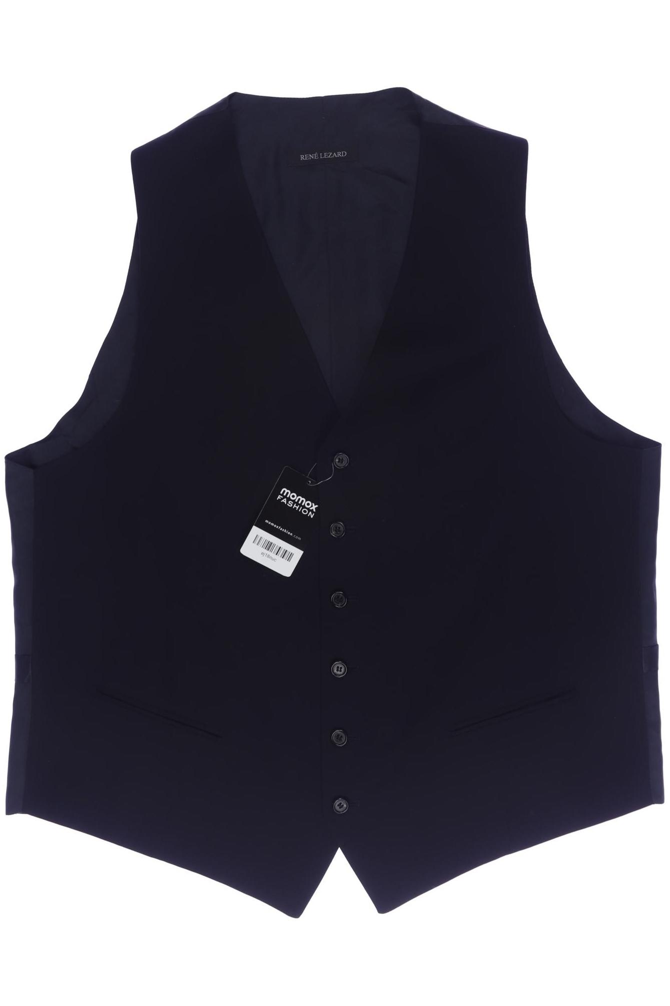 

Rene Lezard Herren Weste, marineblau, Gr. 52