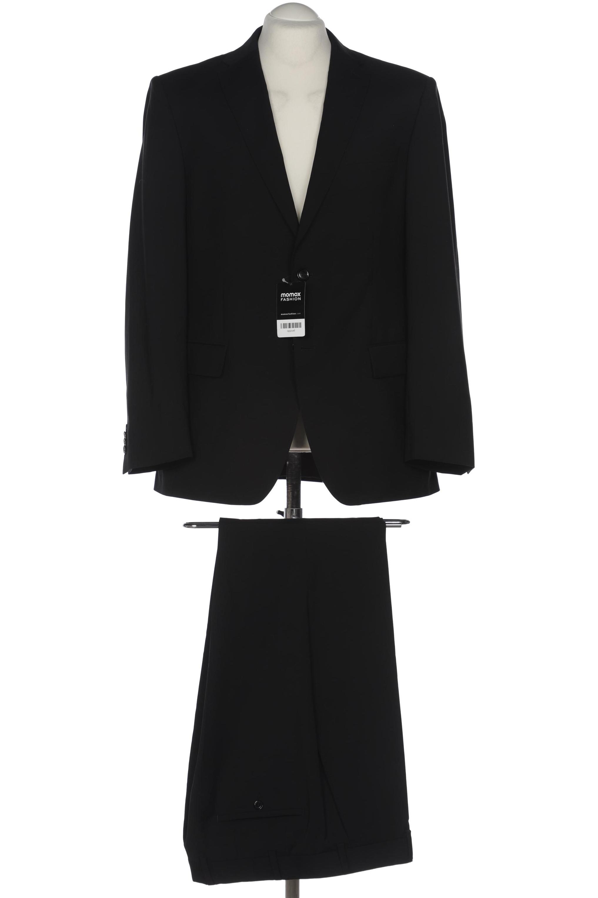 

Rene Lezard Herren Anzug, schwarz, Gr. 52