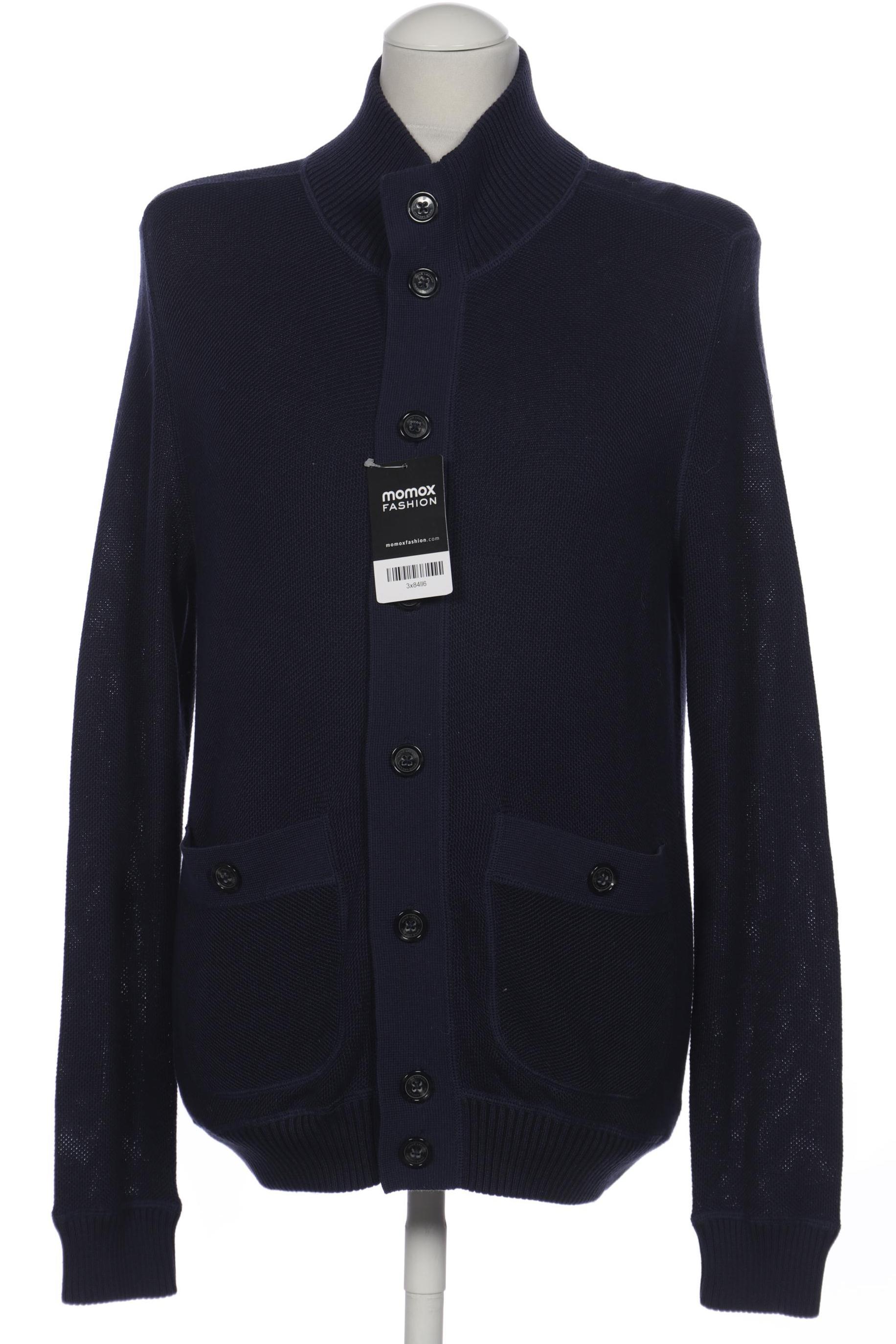 

Rene Lezard Herren Strickjacke, marineblau