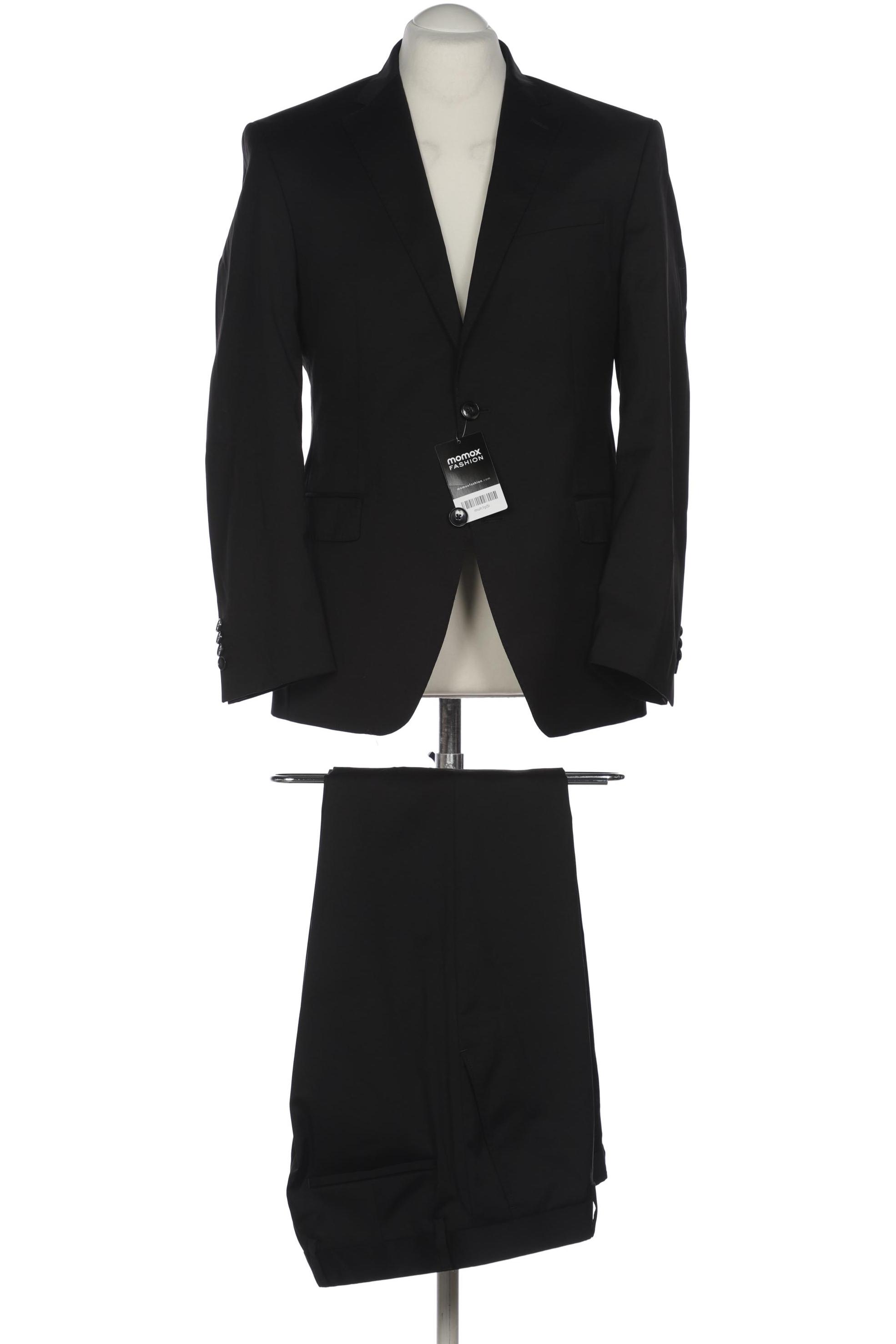 

Rene Lezard Herren Anzug, schwarz, Gr. 48