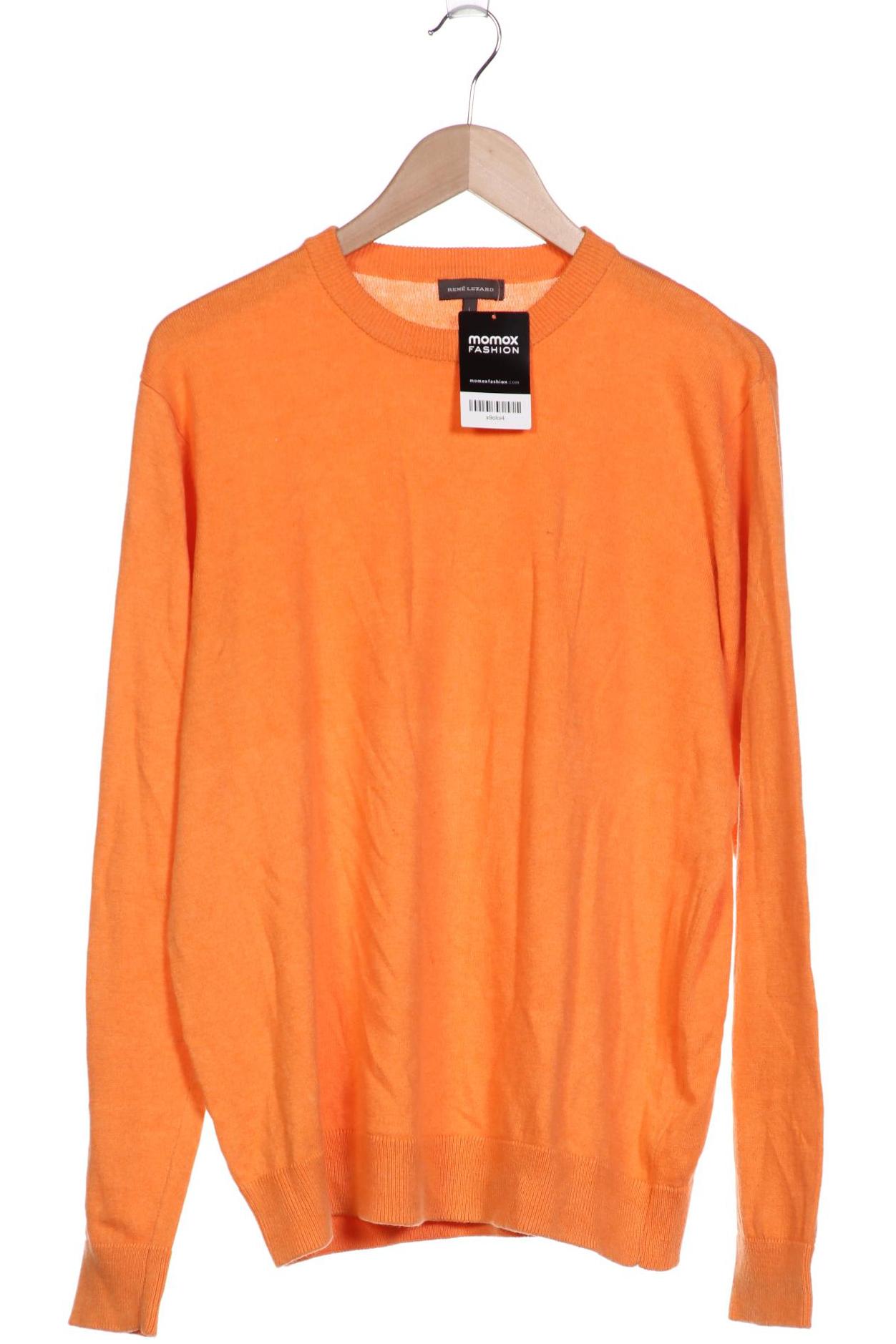 

Rene Lezard Herren Pullover, orange, Gr. 52
