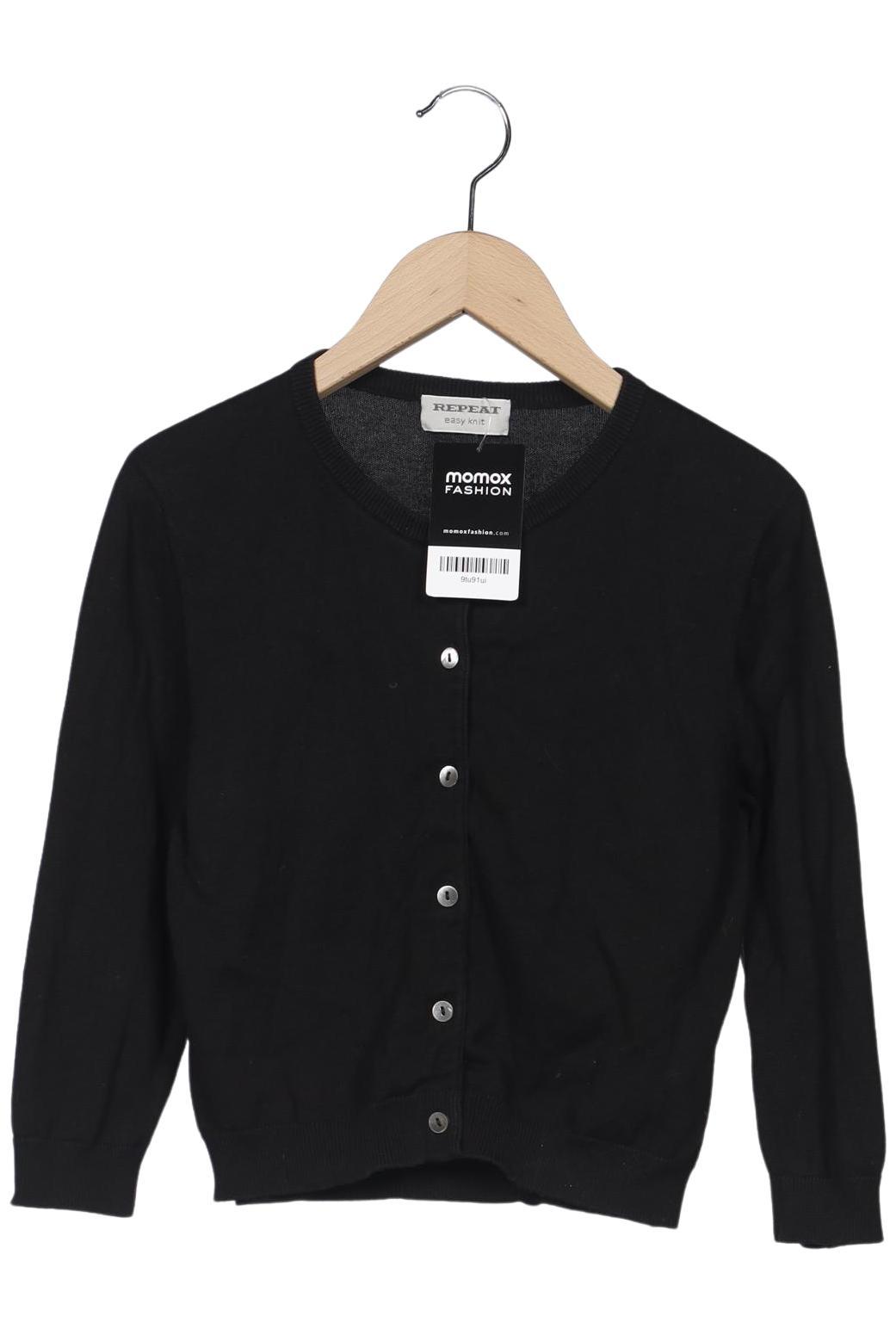 

Repeat Damen Strickjacke, schwarz, Gr. 36