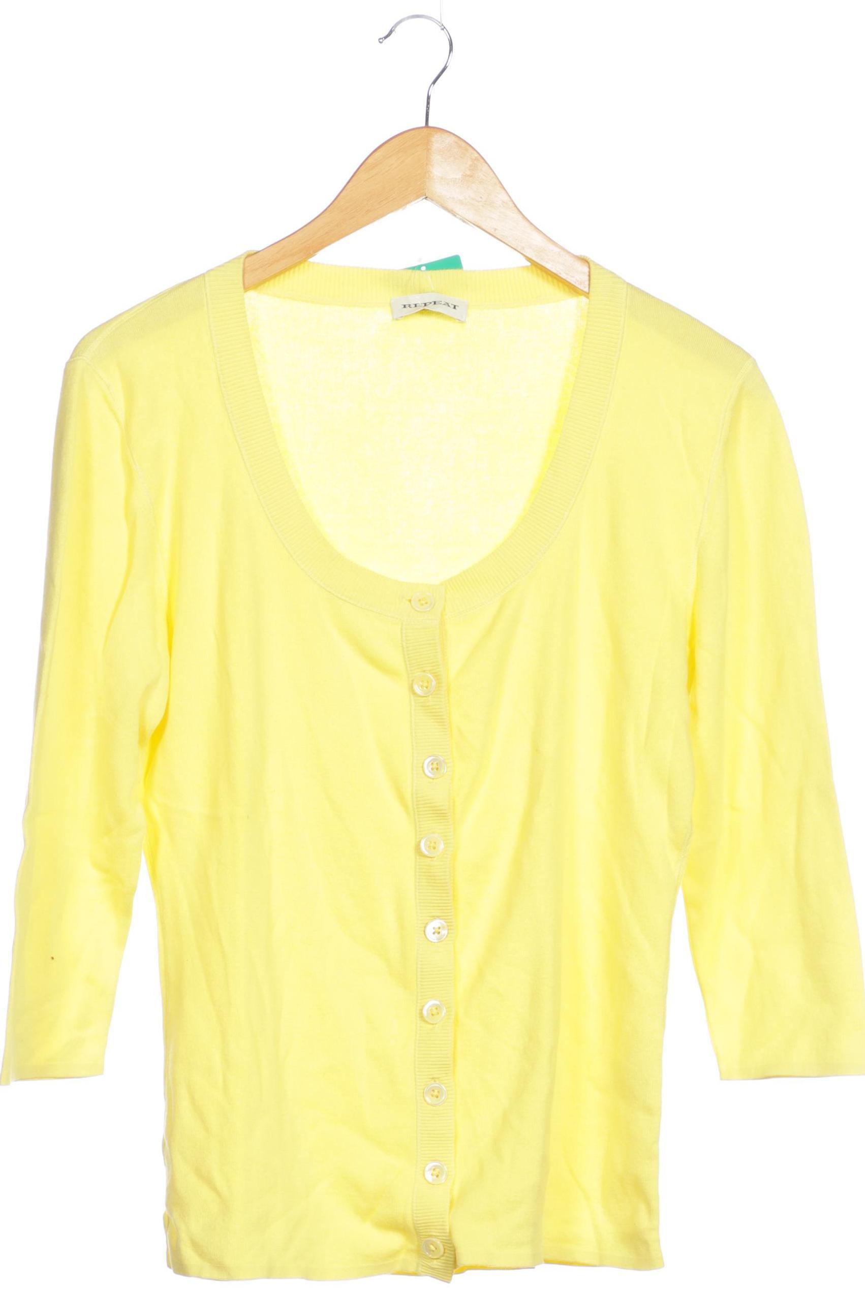 

Repeat Damen Strickjacke, gelb, Gr. 46