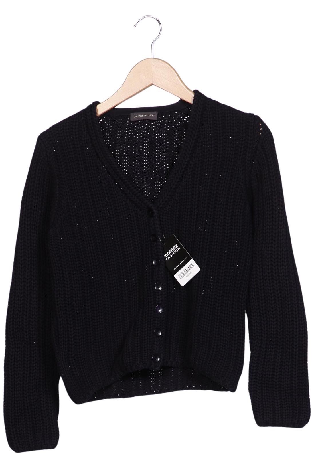 

Repeat Damen Strickjacke, schwarz, Gr. 36