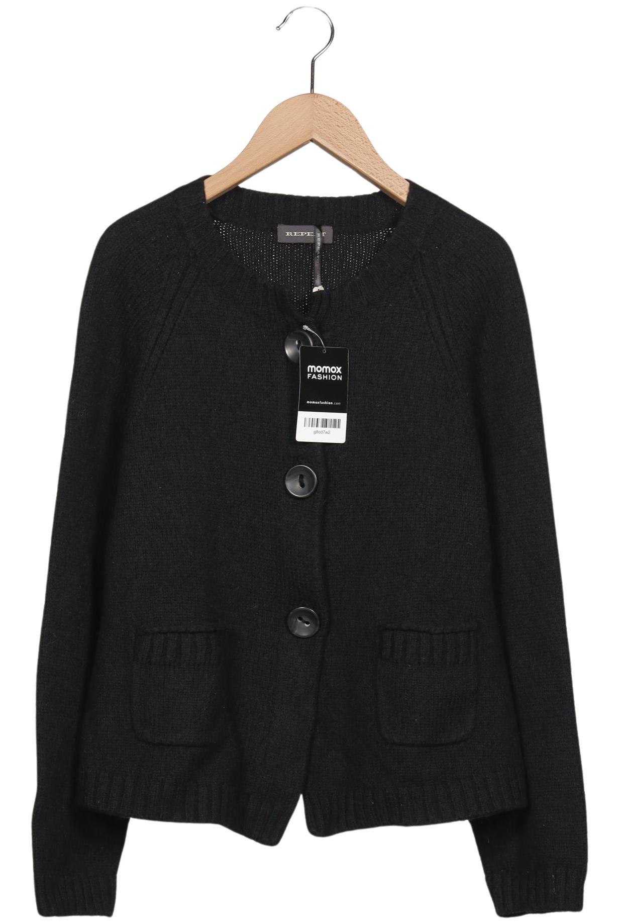 

Repeat Damen Strickjacke, schwarz, Gr. 42