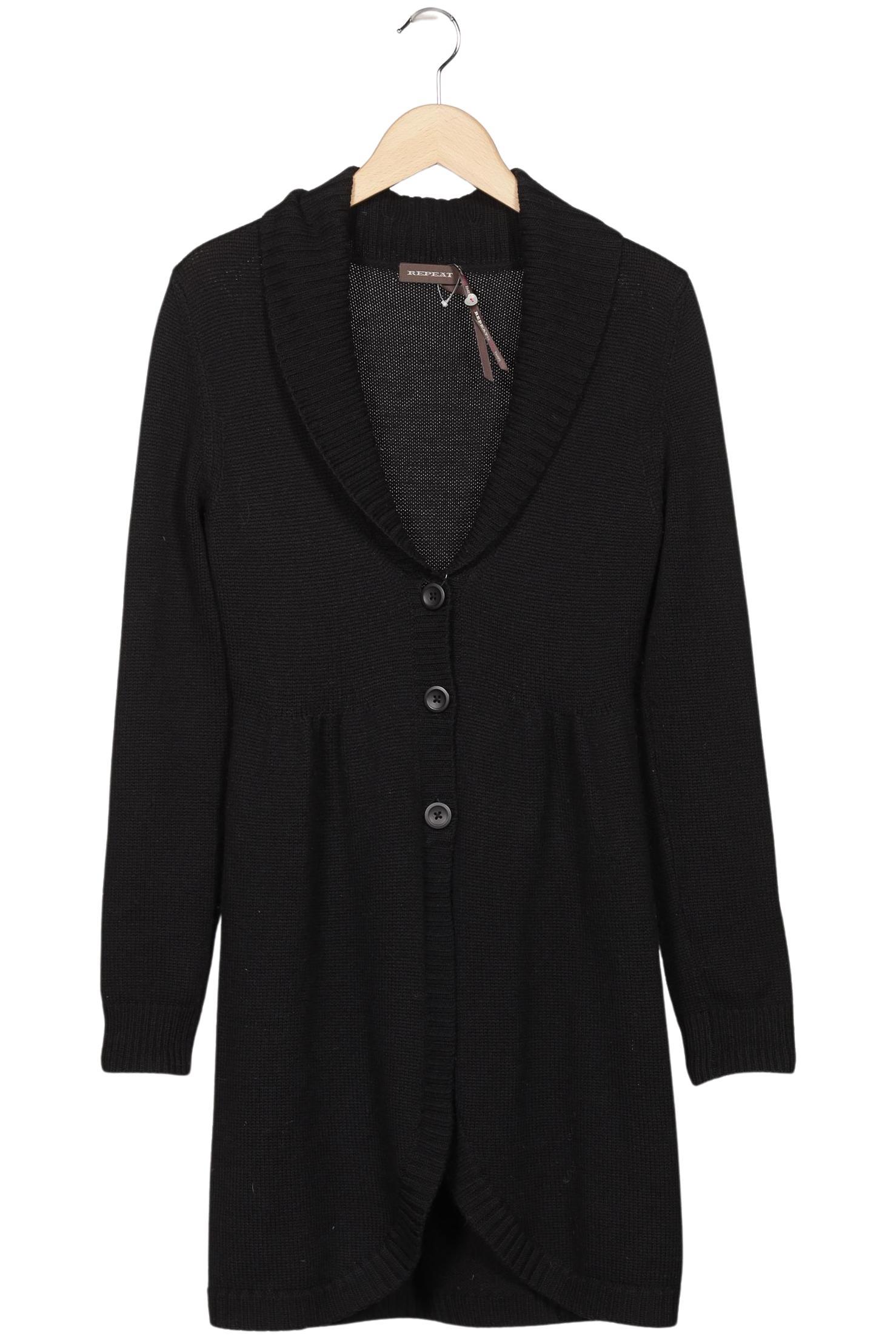 

Repeat Damen Strickjacke, schwarz, Gr. 36