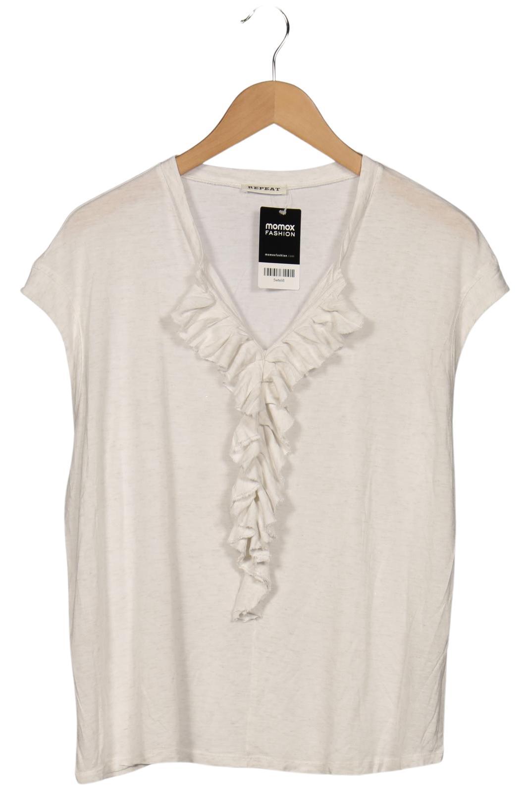 

Repeat Damen T-Shirt, cremeweiß, Gr. 40