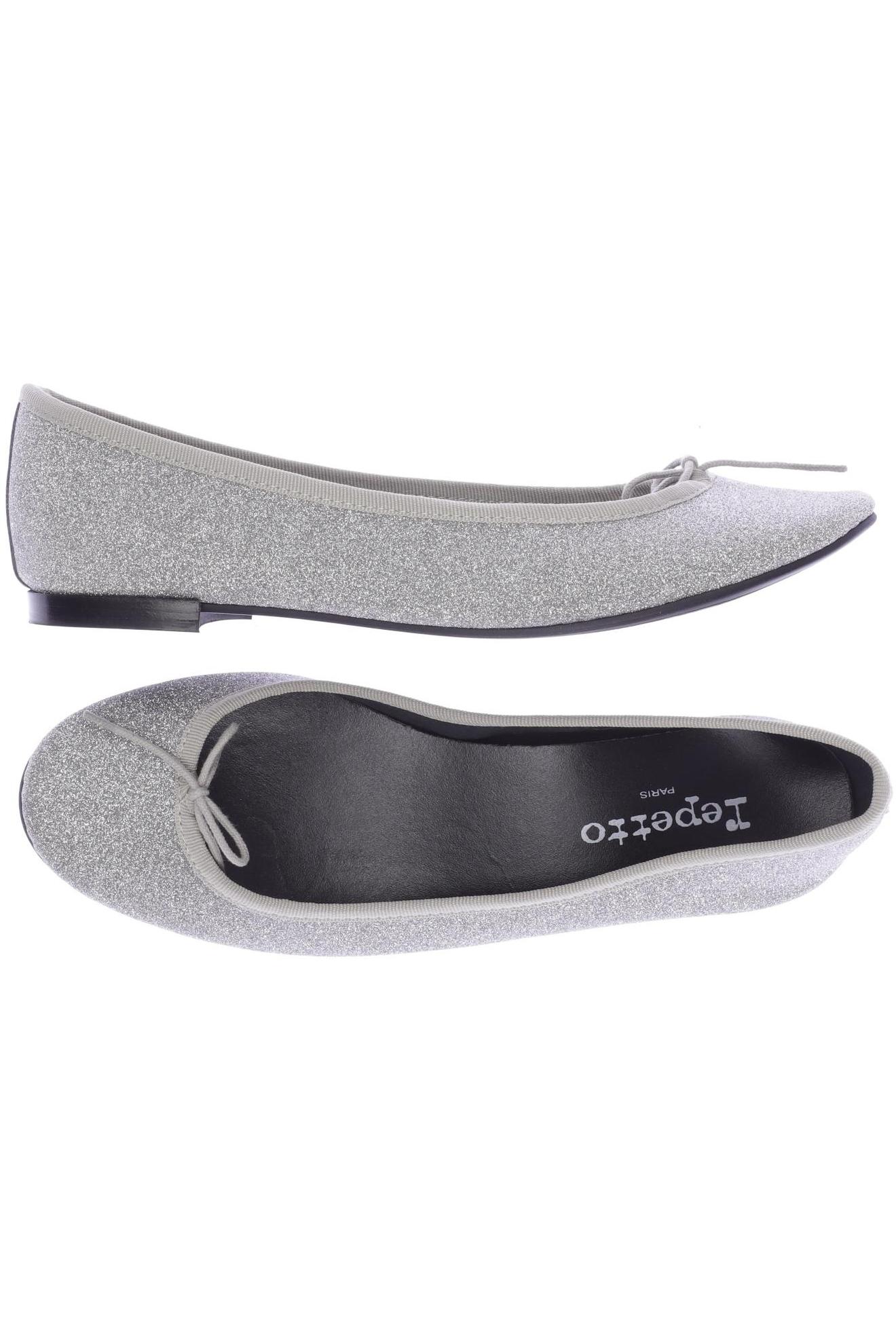 

Repetto Damen Ballerinas, silber, Gr. 40