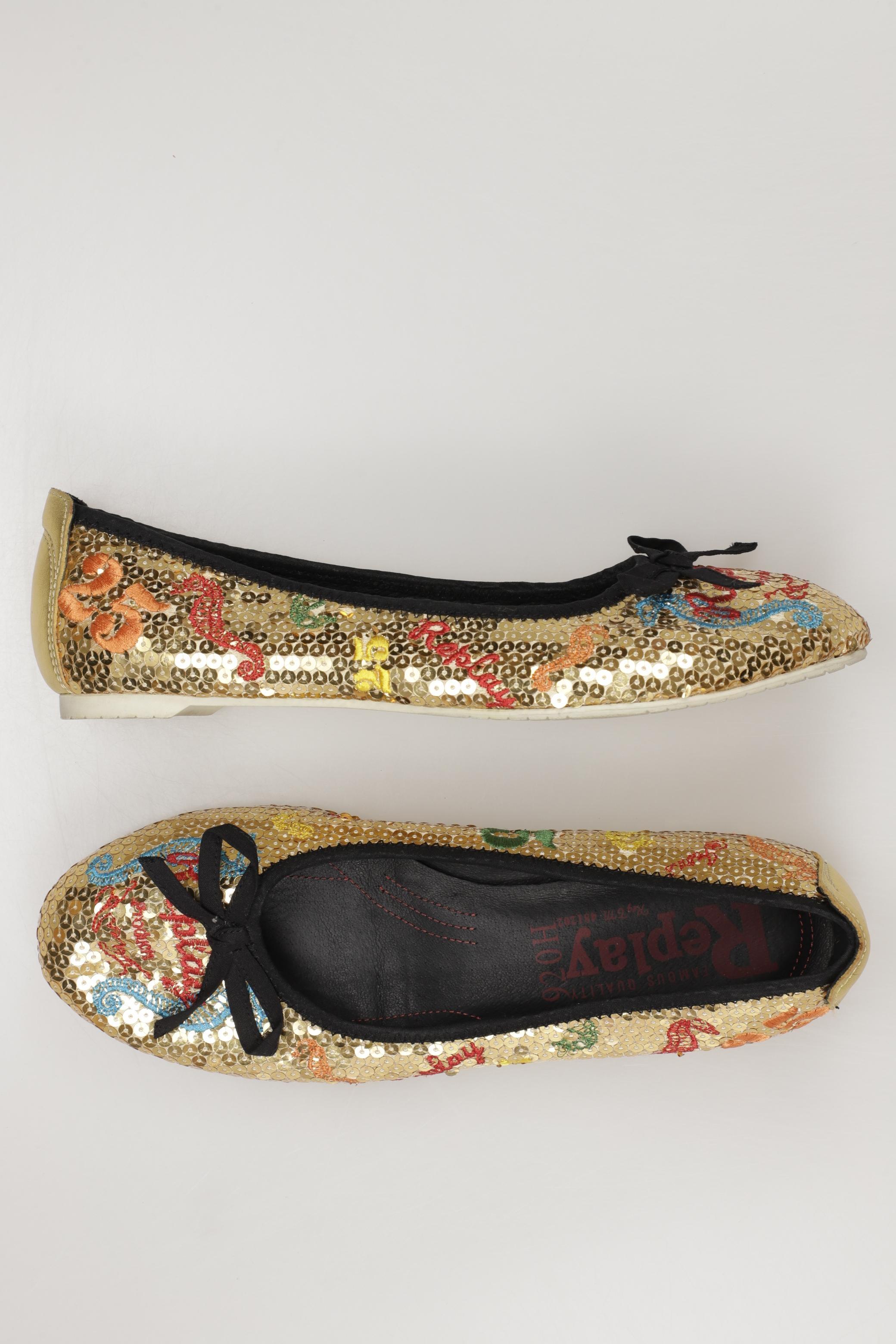 

Replay Damen Ballerinas, gold, Gr. 40