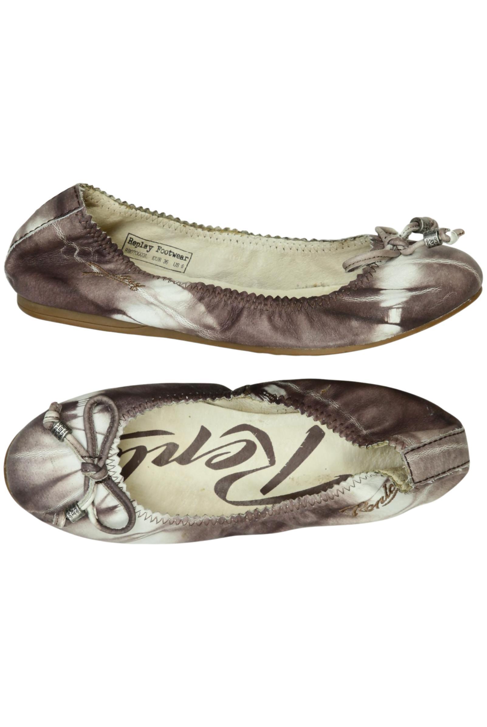 

Replay Damen Ballerinas, braun, Gr. 36