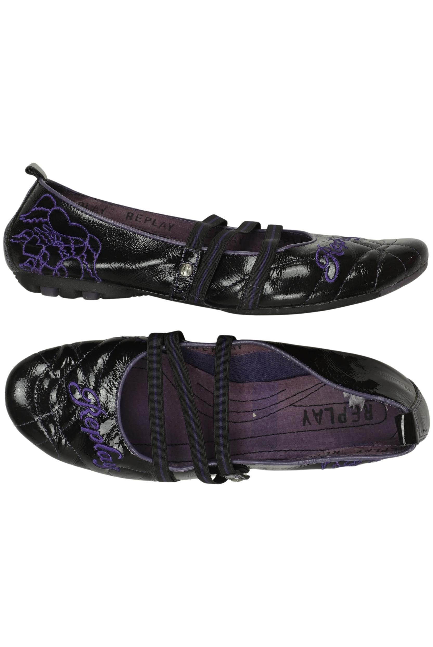 

Replay Damen Ballerinas, schwarz, Gr. 41