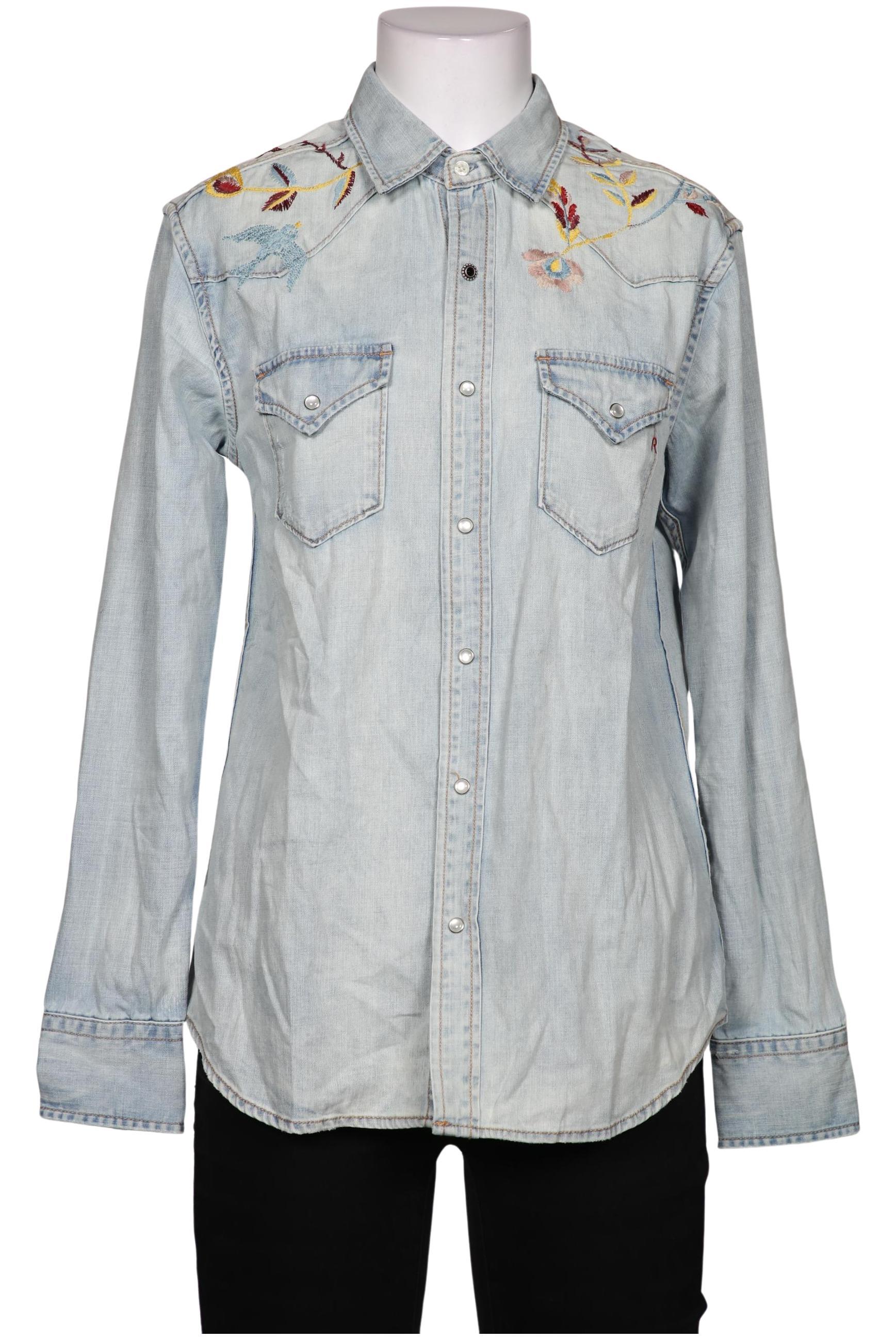 

Replay Damen Bluse, hellblau, Gr. 36