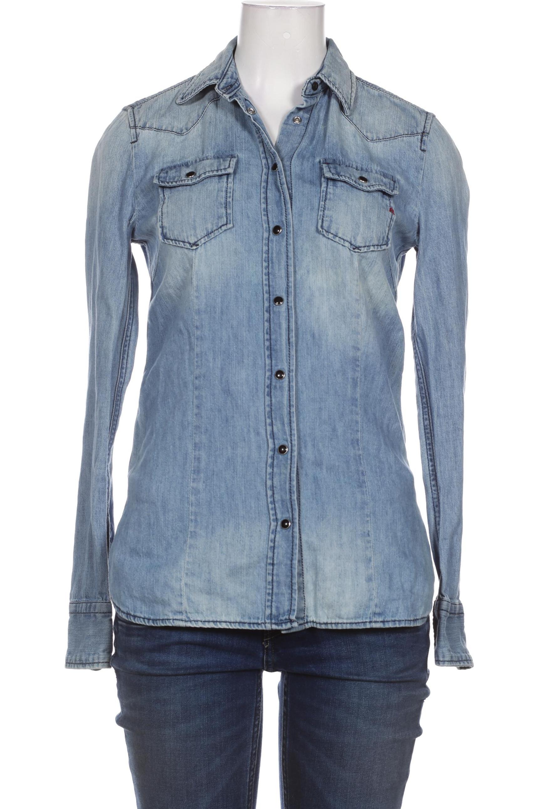 

Replay Damen Bluse, blau, Gr.