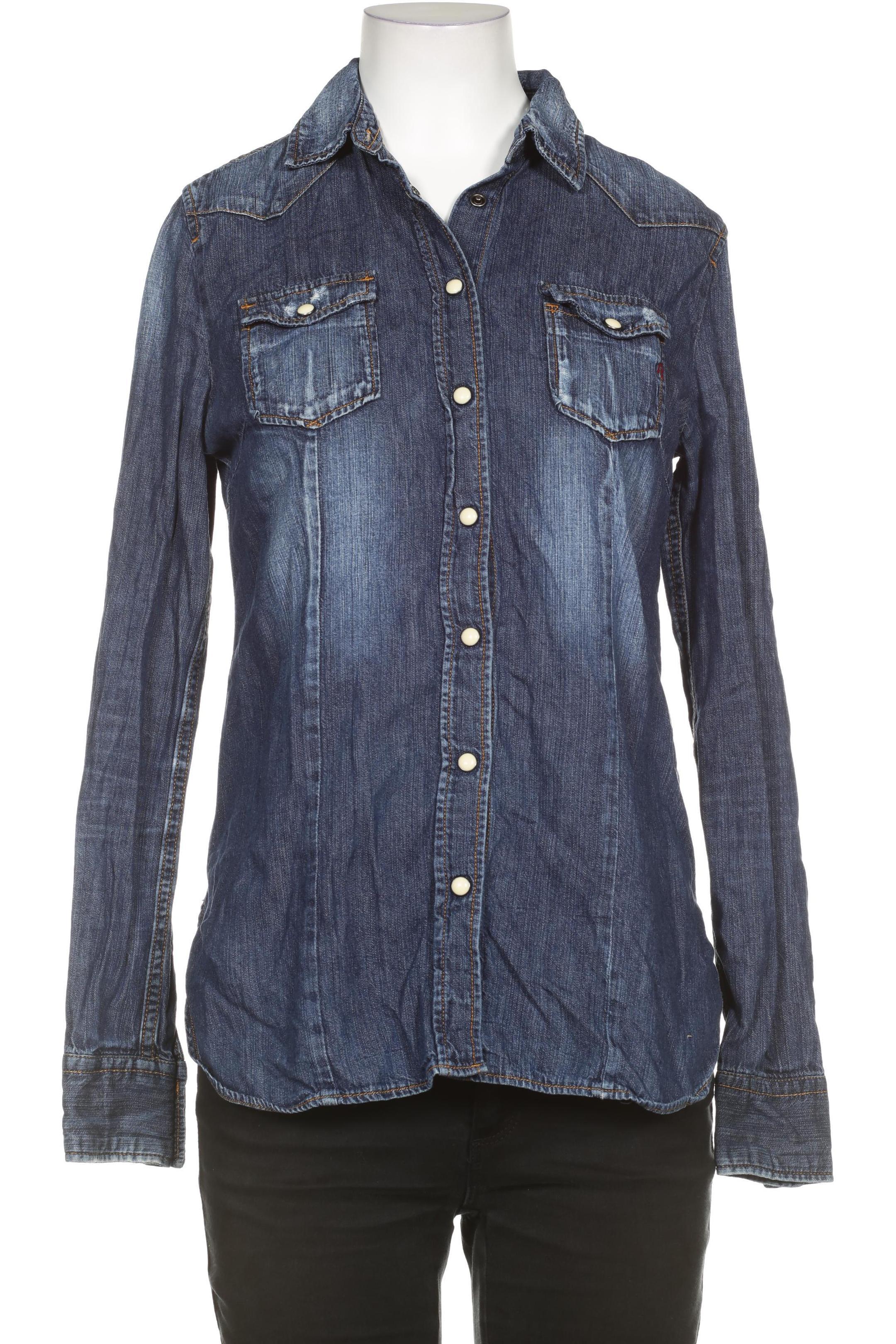 

Replay Damen Bluse, blau, Gr.