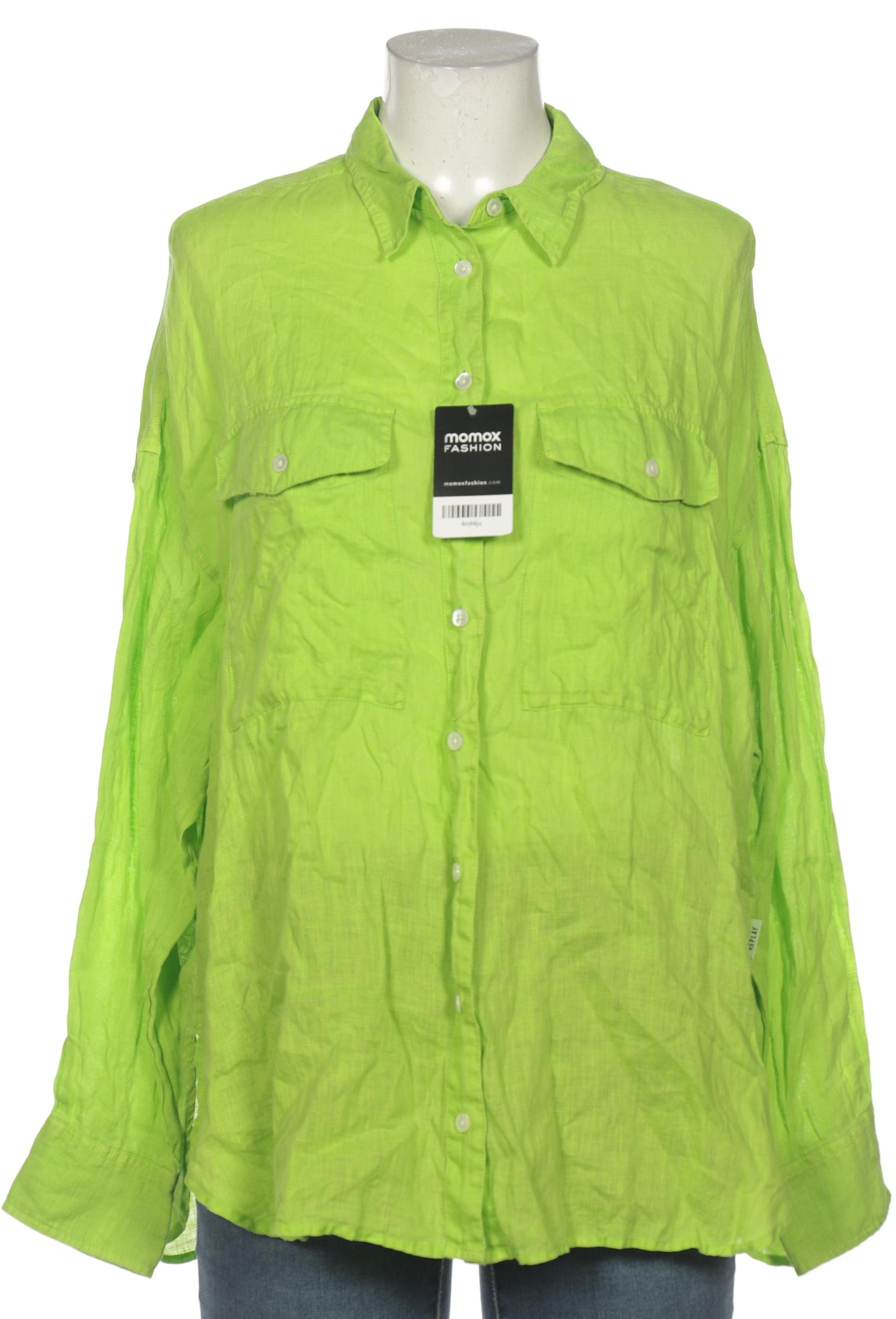 

Replay Damen Bluse, hellgrün, Gr. 38
