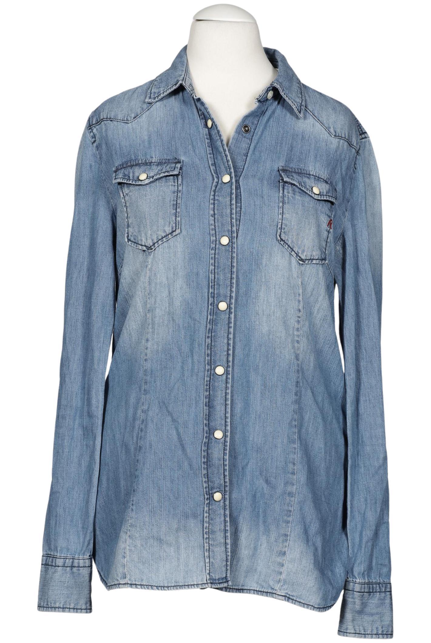 

Replay Damen Bluse, blau, Gr. 36