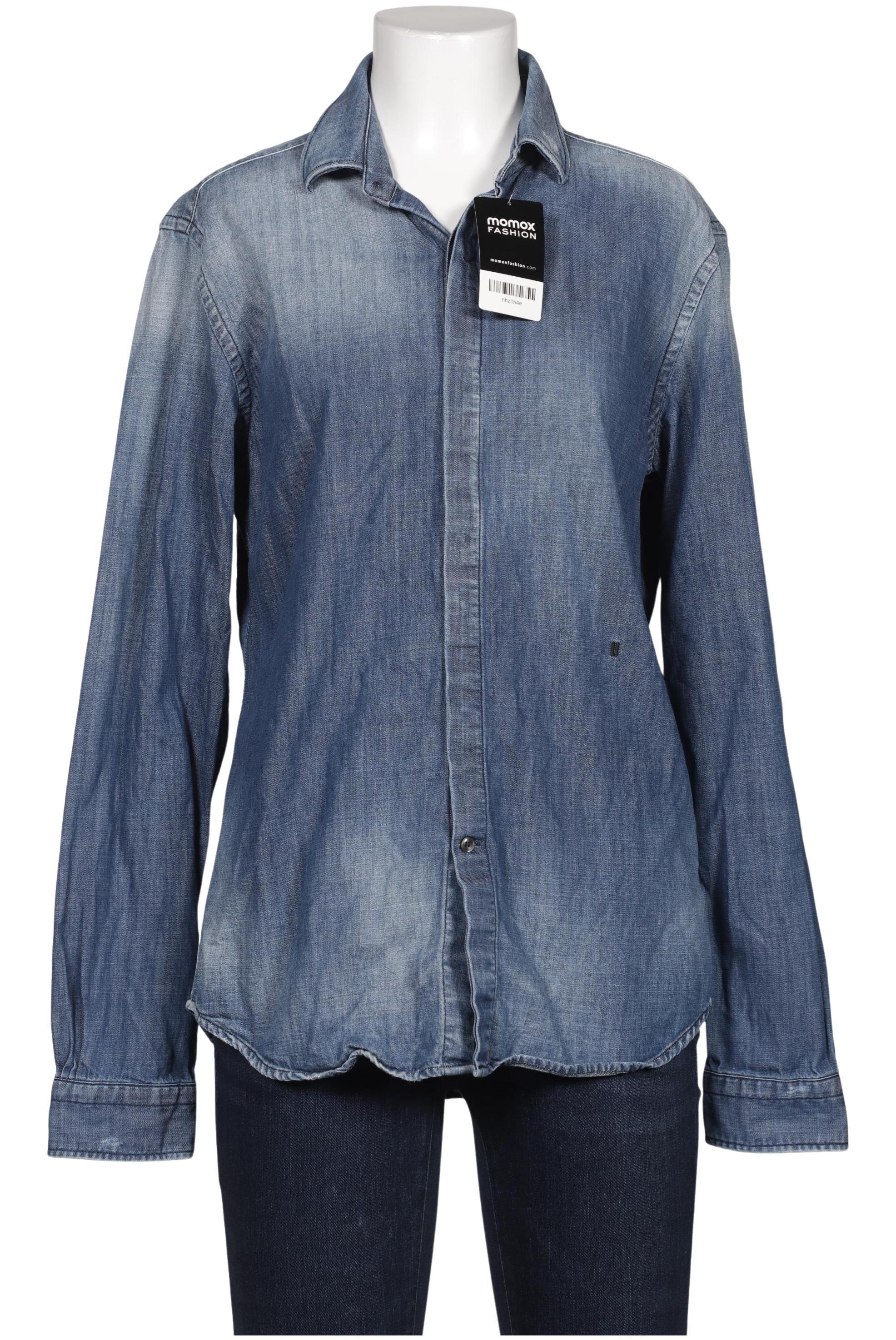 

Replay Damen Bluse, blau, Gr. 38