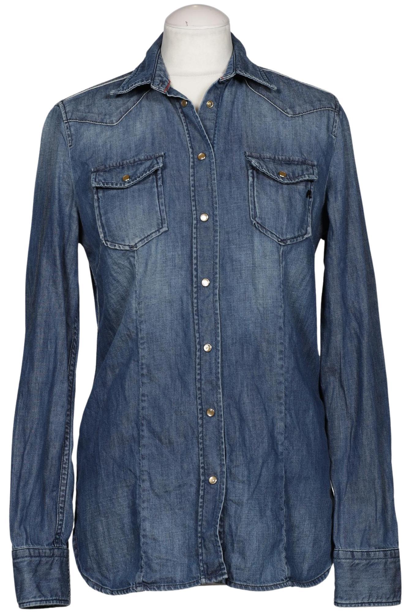 

Replay Damen Bluse, blau, Gr. 38