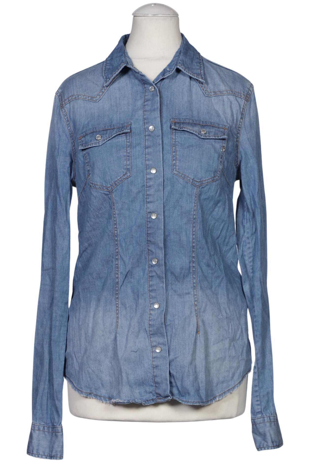 

Replay Damen Bluse, blau, Gr. 34