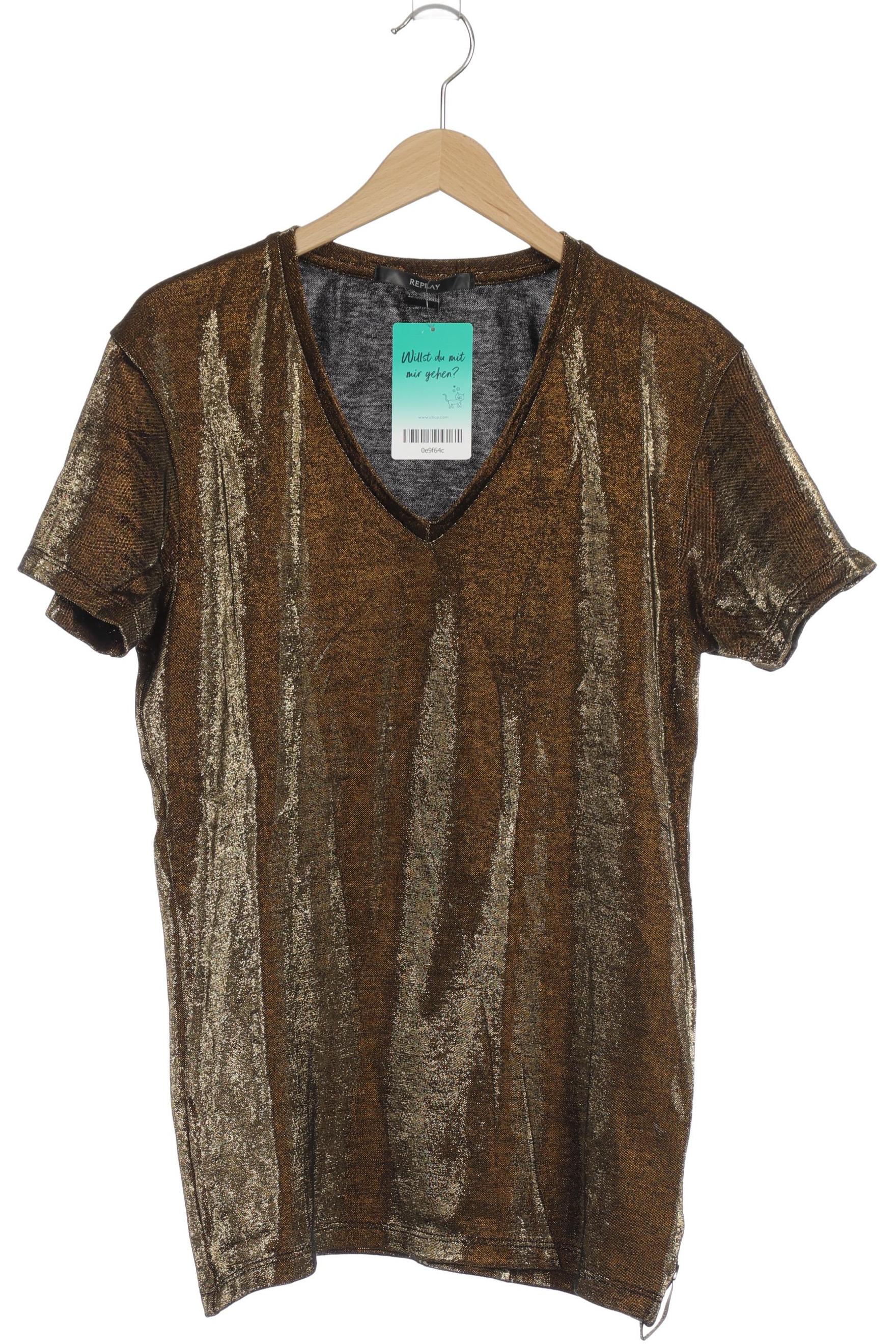 

Replay Damen Bluse, braun, Gr. 36